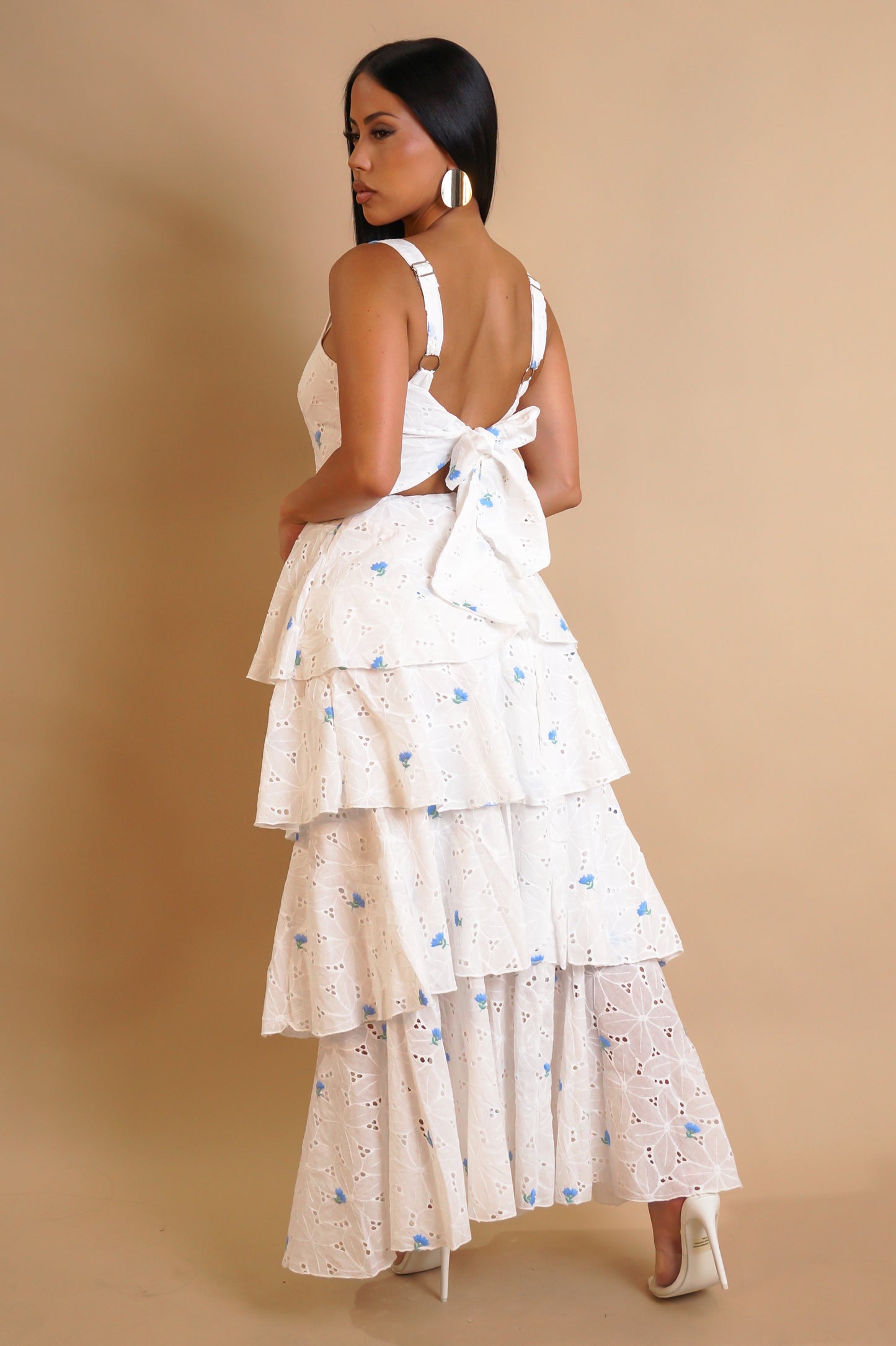 Little Things Midi Dress - Blue