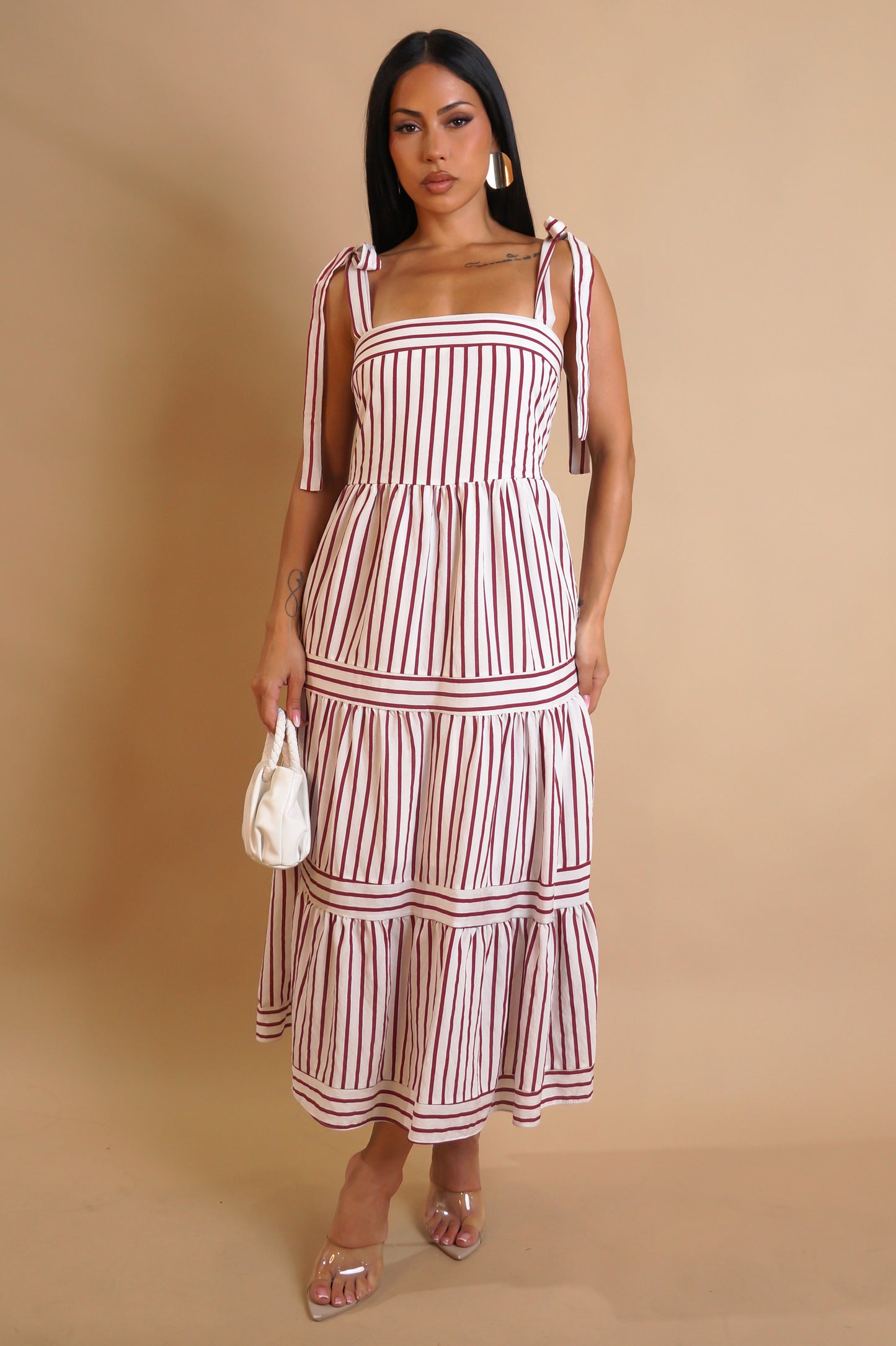 Your Desire Midi Dress - Red