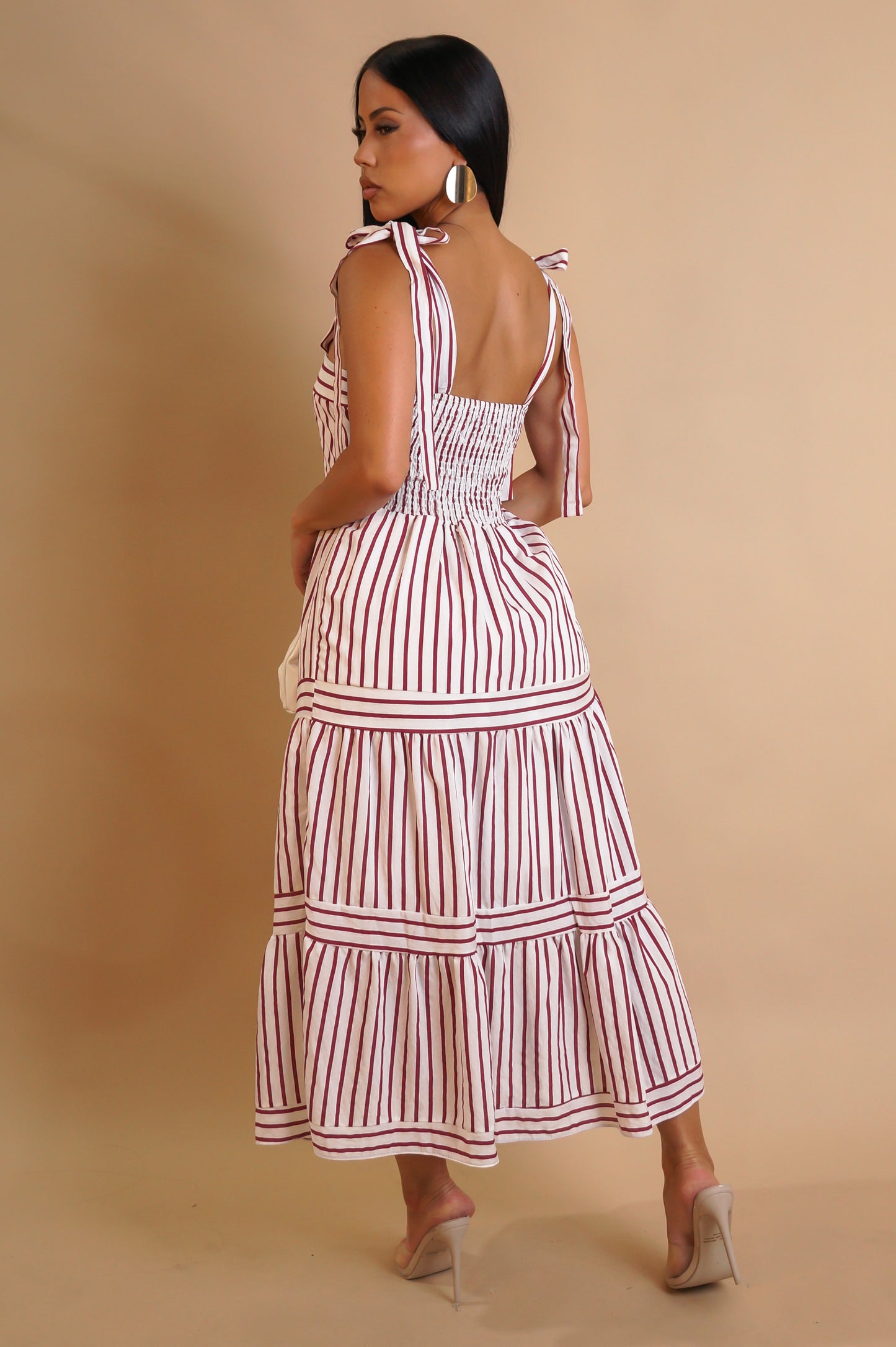 Your Desire Midi Dress - Red