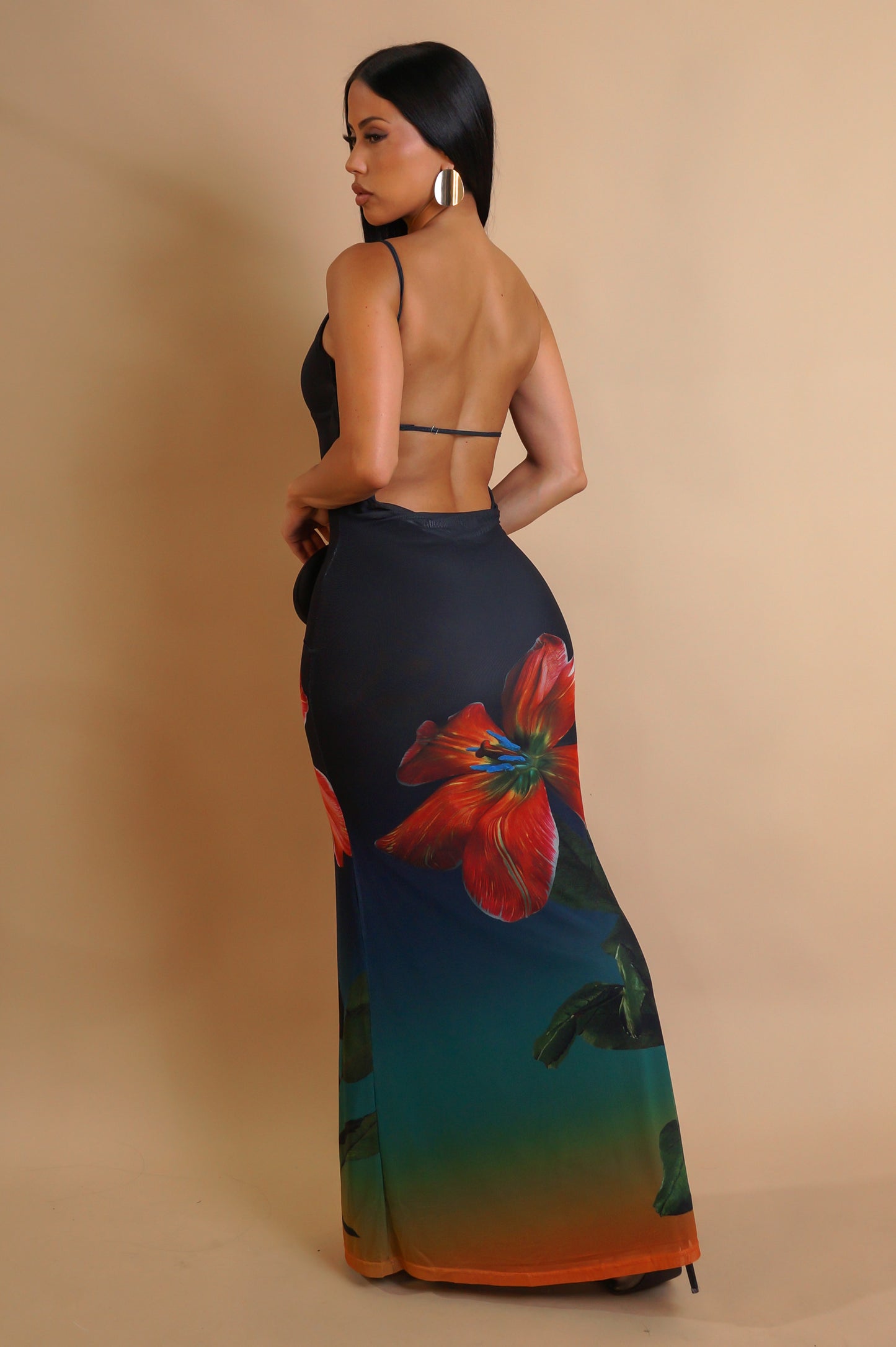 Back For More Maxi Dress- Black