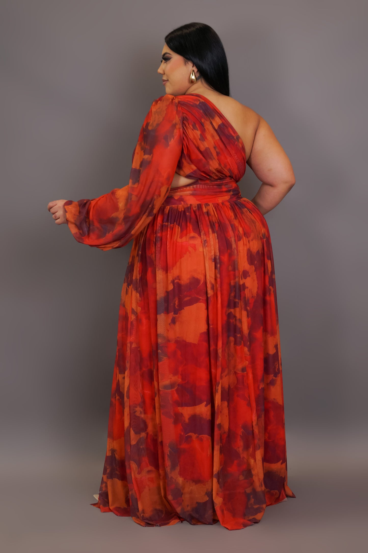 Nights Like This Maxi Dress - Orange