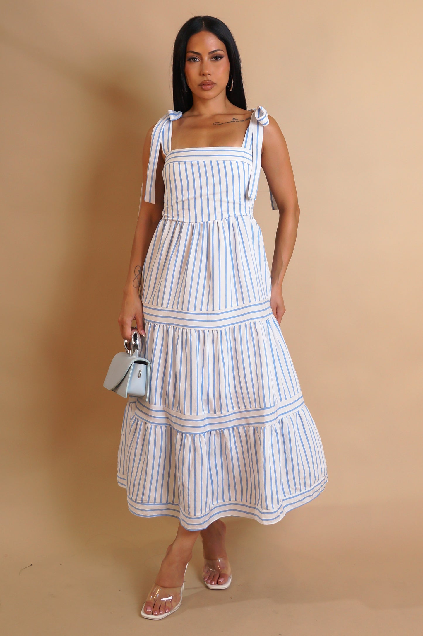 Your Desire Midi Dress - Blue