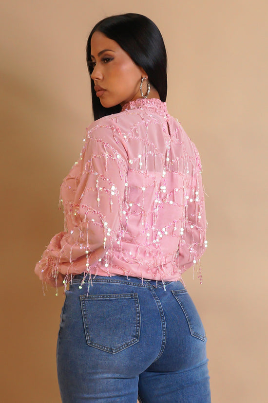 Make It Shine Top - Pink