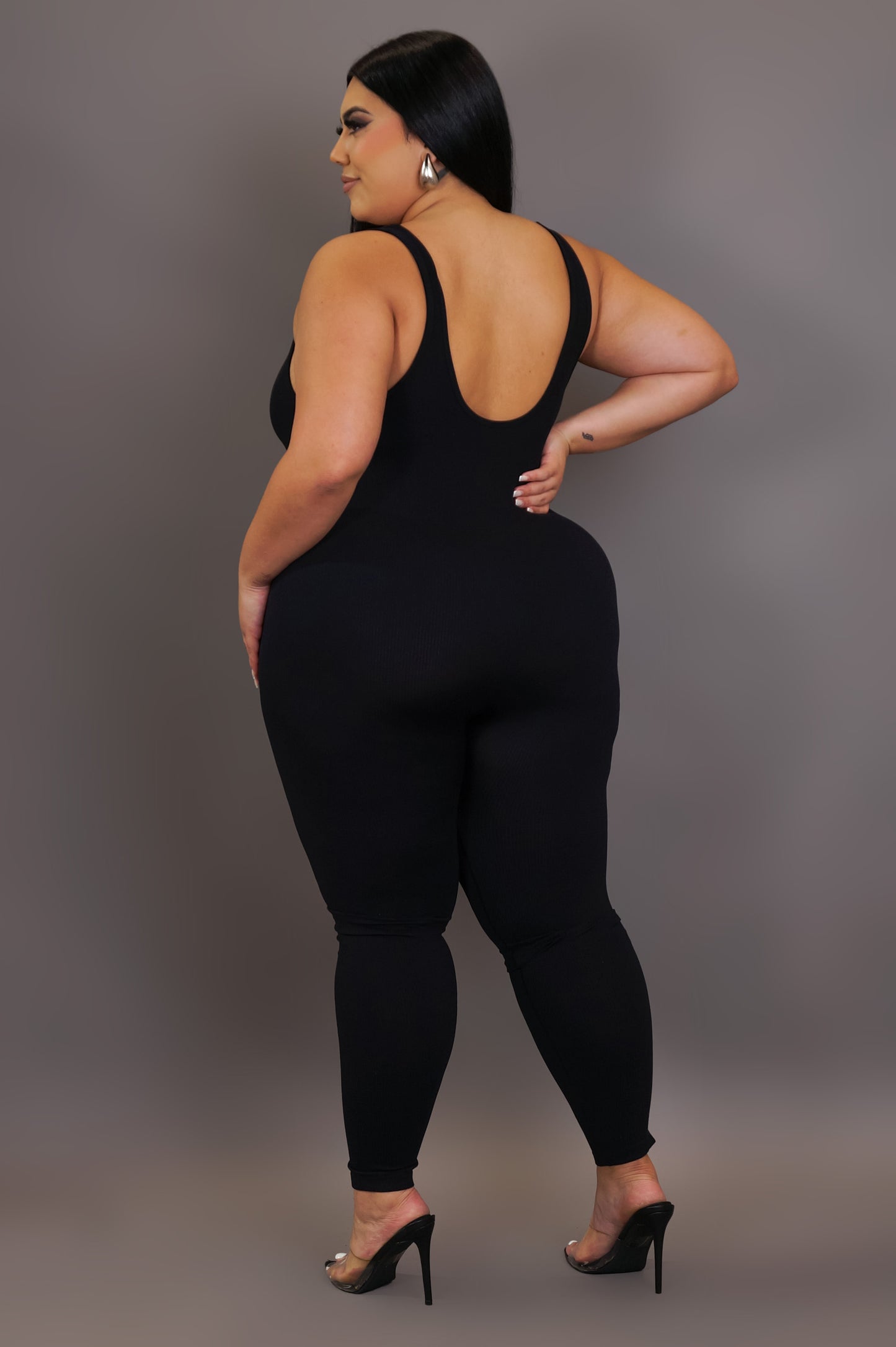 Getting Comfy Jumpsuit - Black