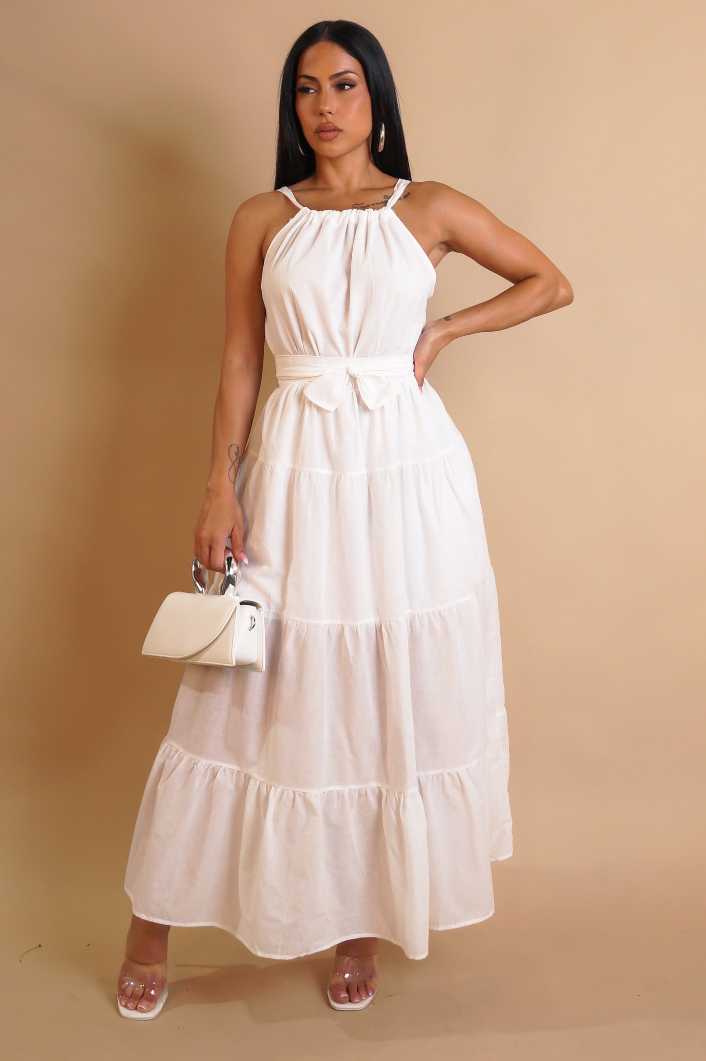 Embrace It Midi Dress - White