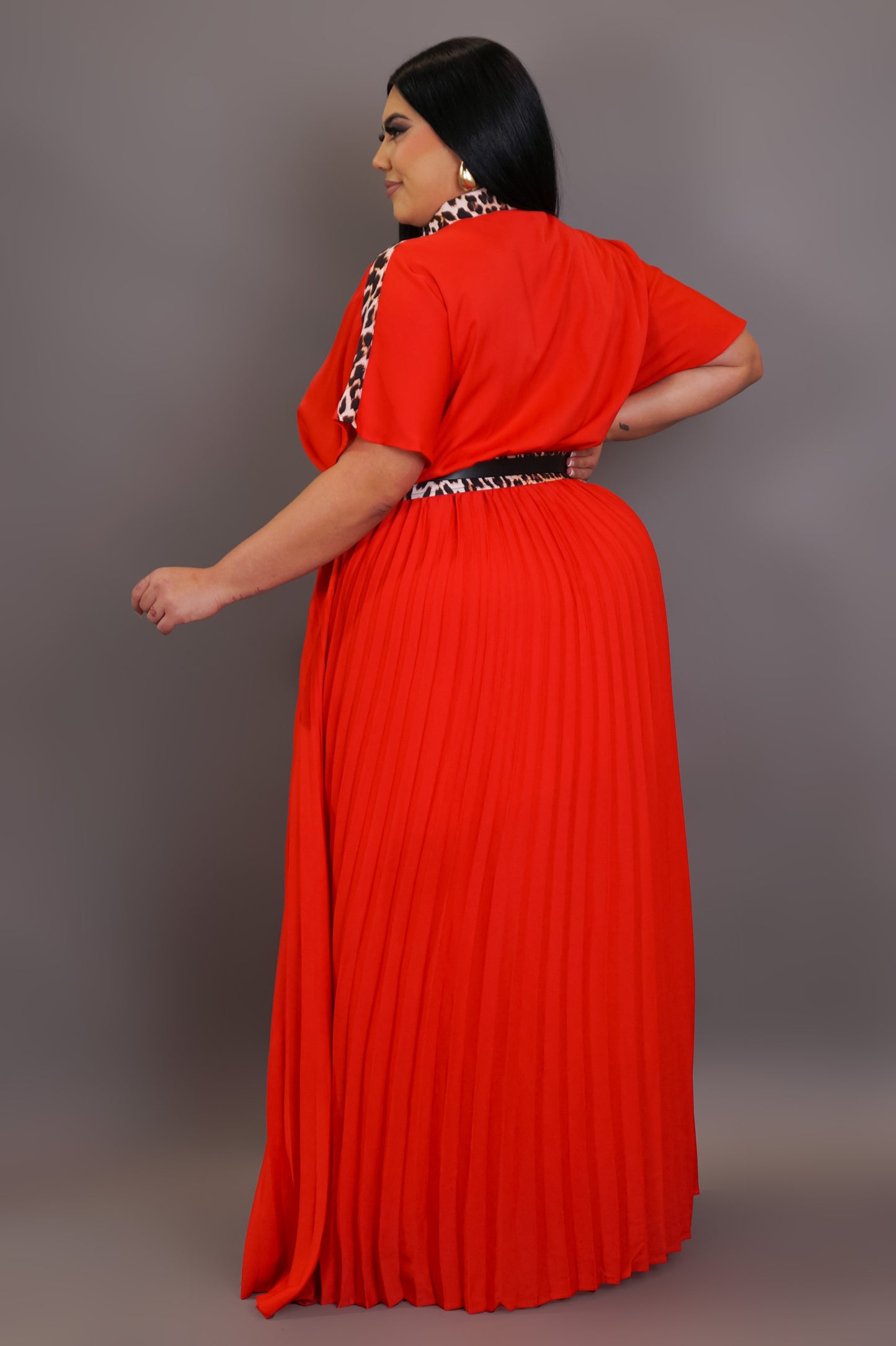 Surrounded By Greatness Maxi Dress - Red