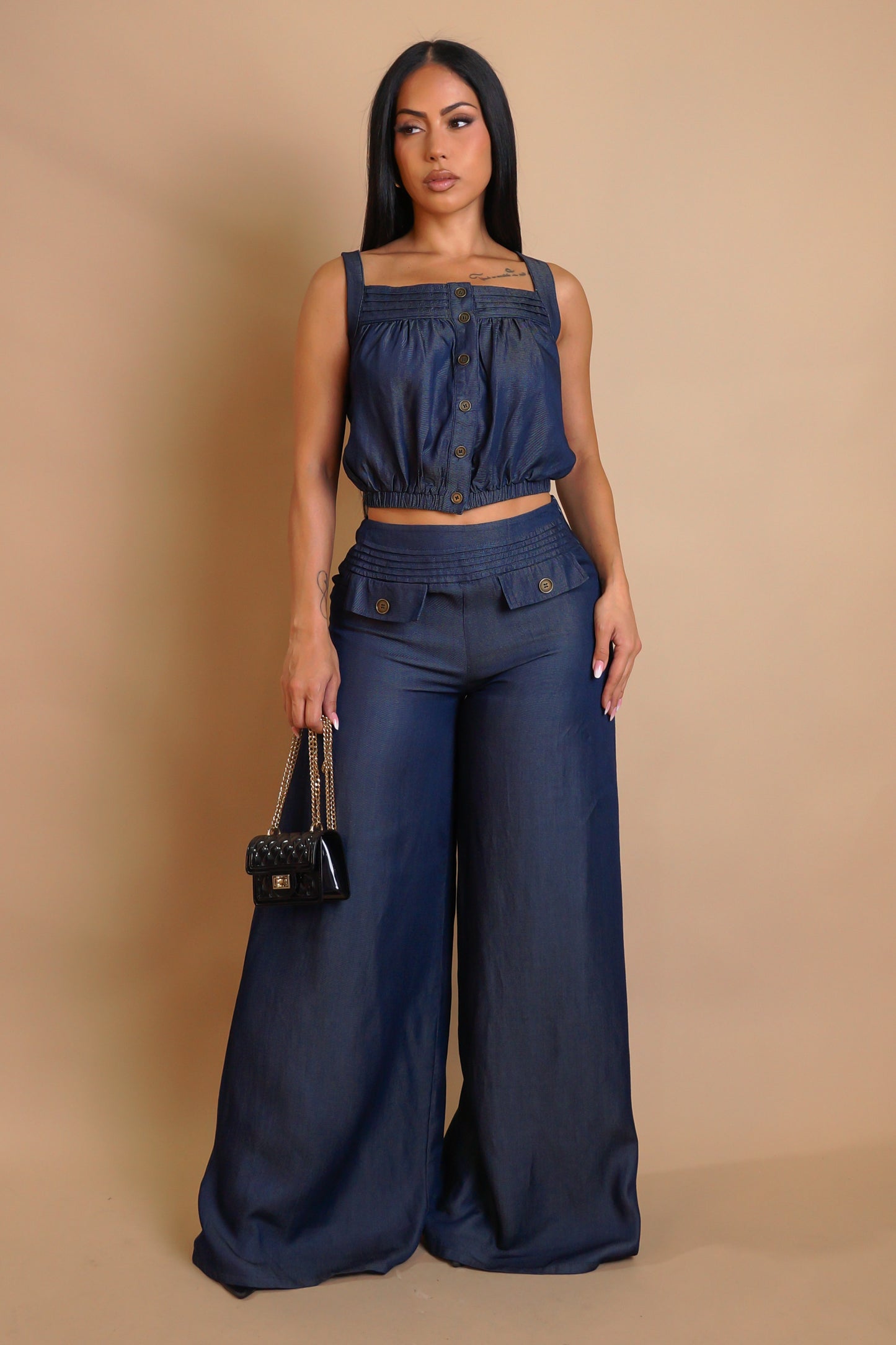 My Choice Pant Set - Blue