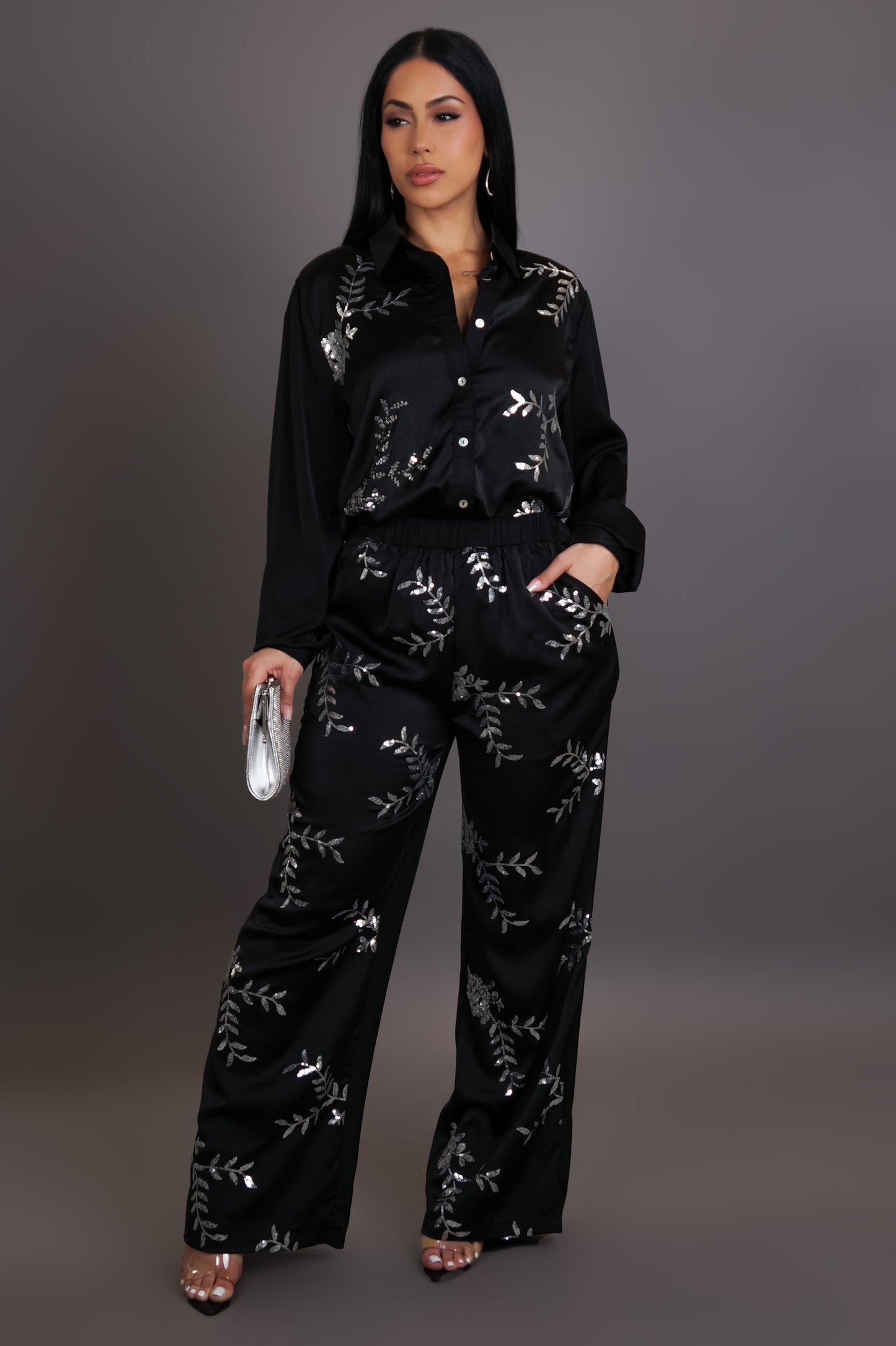 Fierce Pant Set- Black