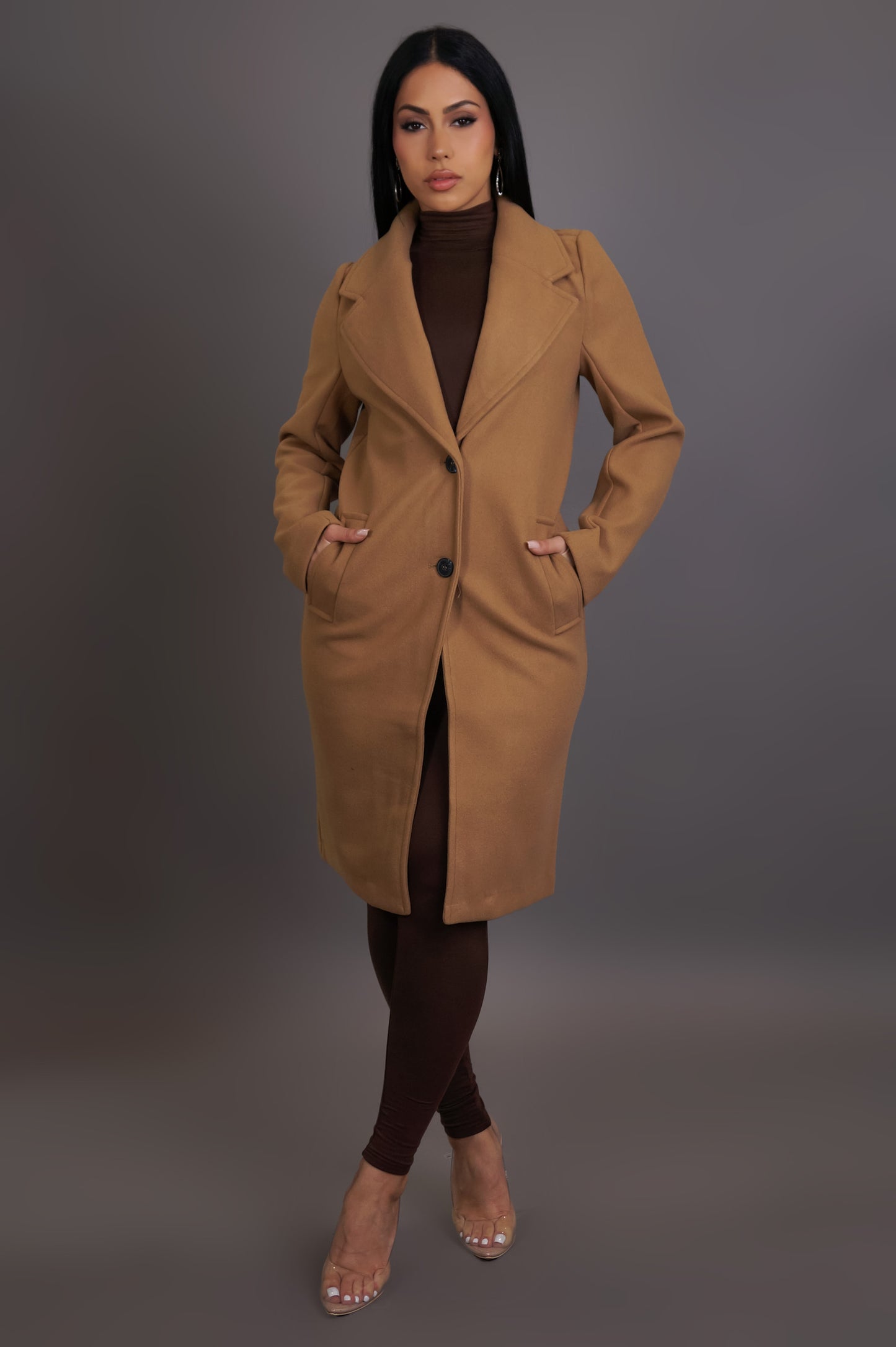 Winter Arch Coat - Brown