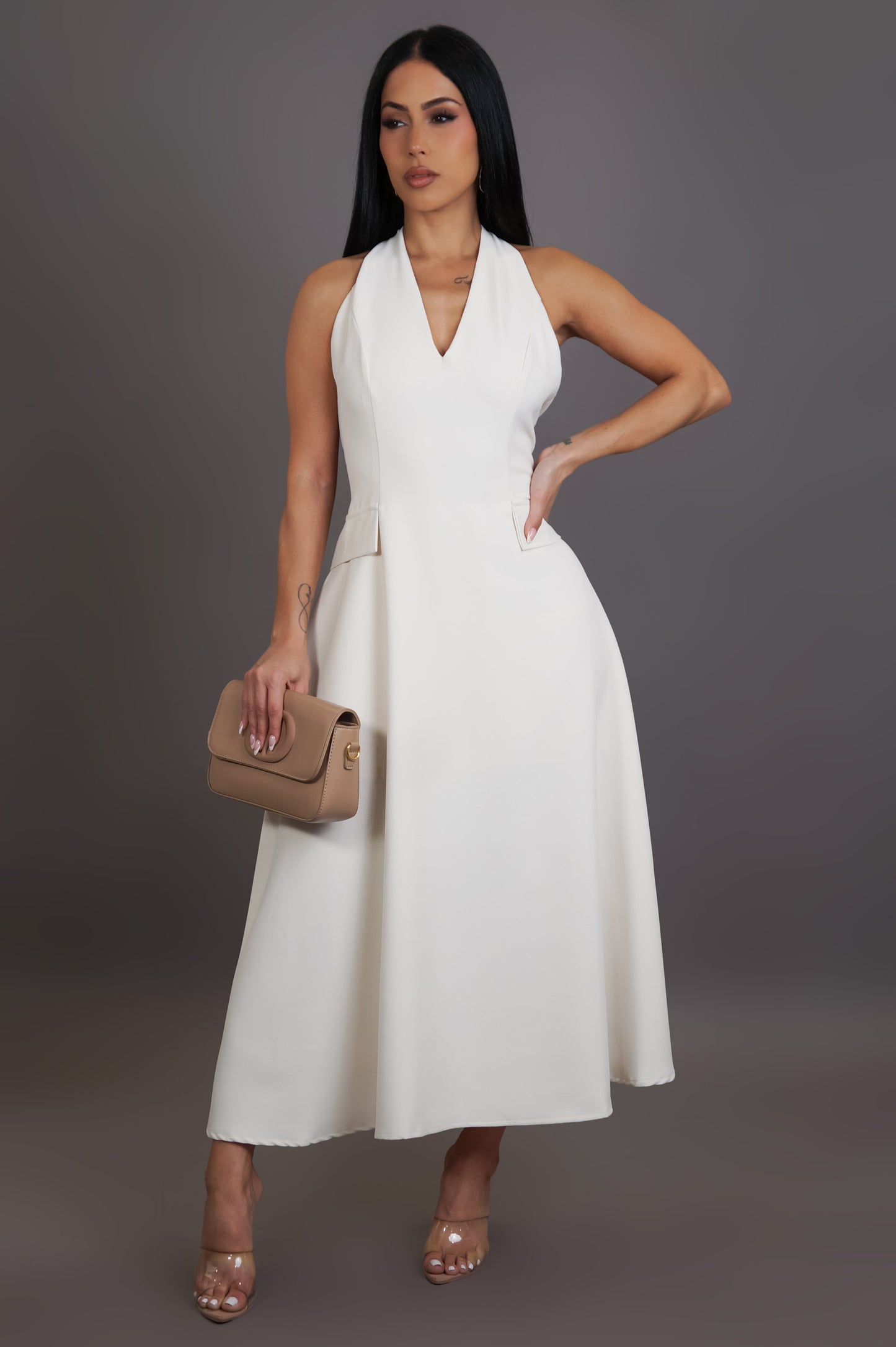 Showing My Love Maxi Dress - White