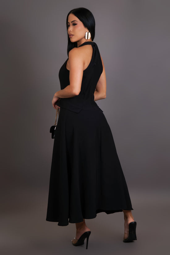 Showing My Love Maxi Dress - Black