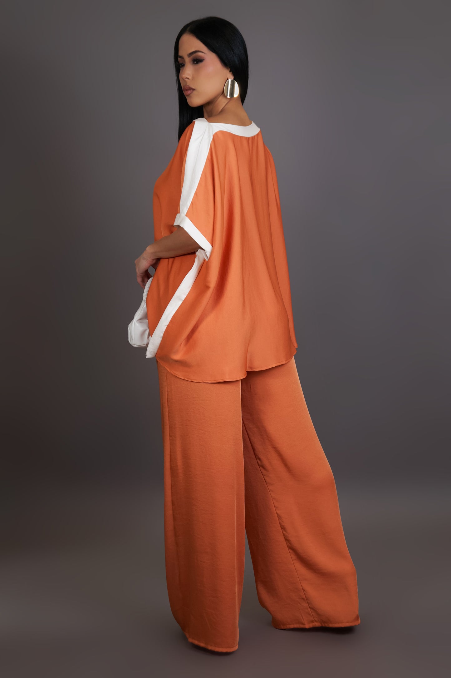 One Step At A Time Pant Set - Orange