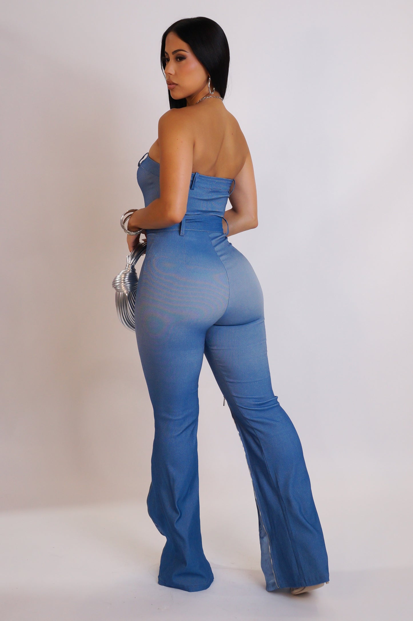 Better For Me Jumpsuit - Blue