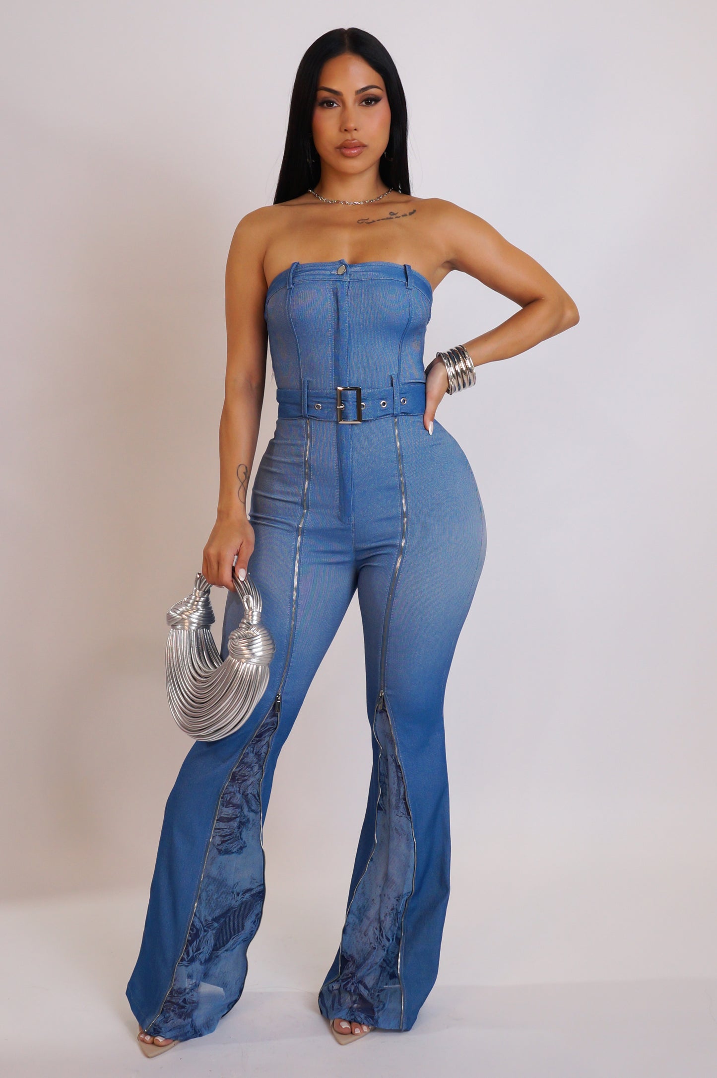 Better For Me Jumpsuit - Blue