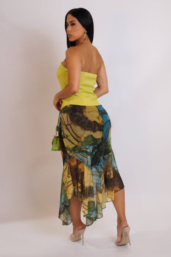 Karma Knows Skirt - Green