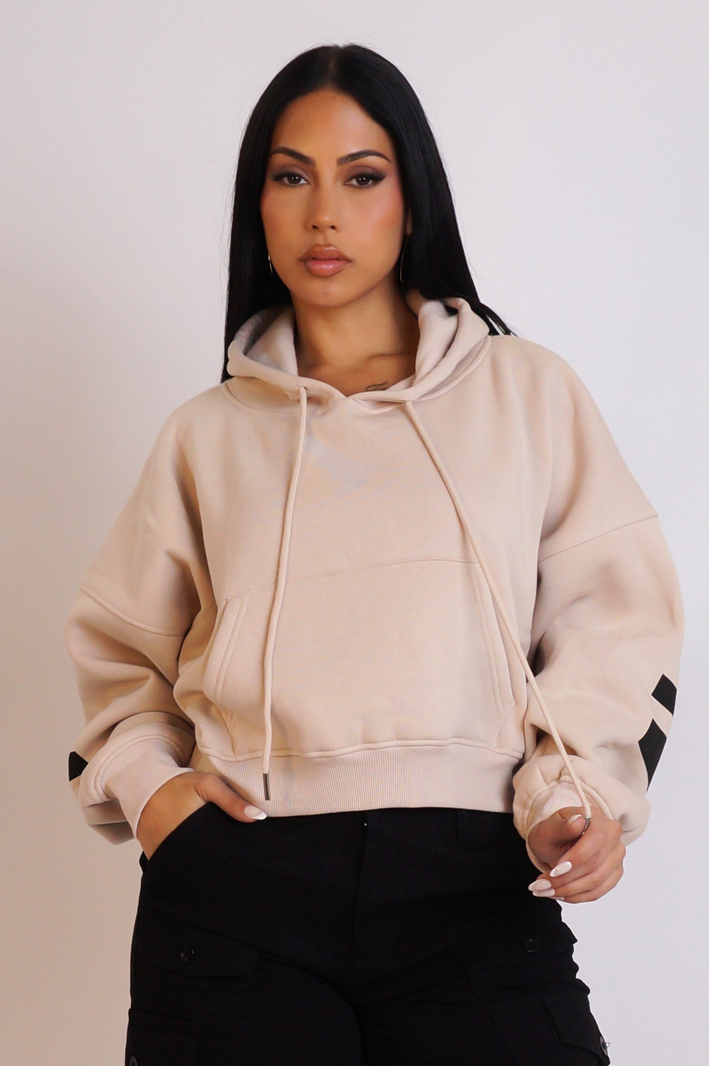 New York Hoodie - Cream