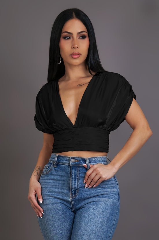 Passion Crop Top - Black