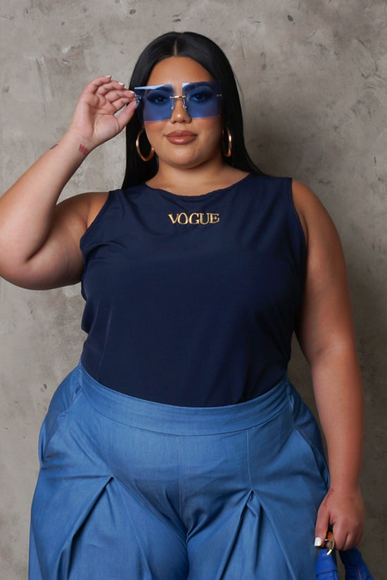 Load image into Gallery viewer, Vouge Top - Blue
