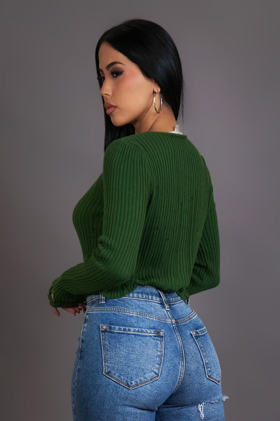 Join Me Crop Top - Green