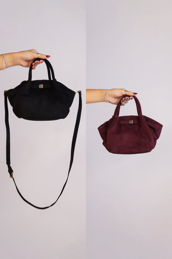 Ultra Purse - Black - Burgundy