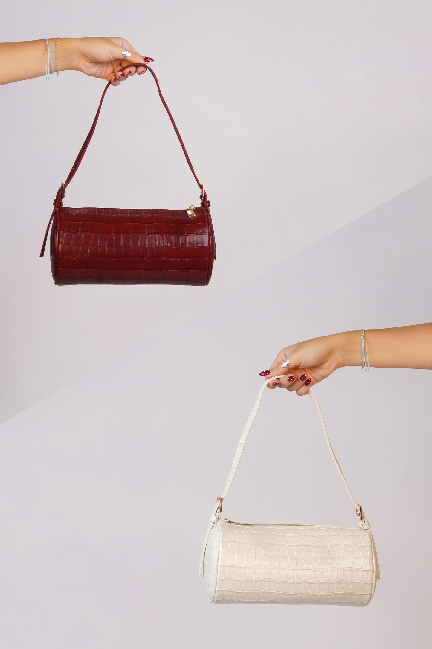 Kai Purse - Red - White