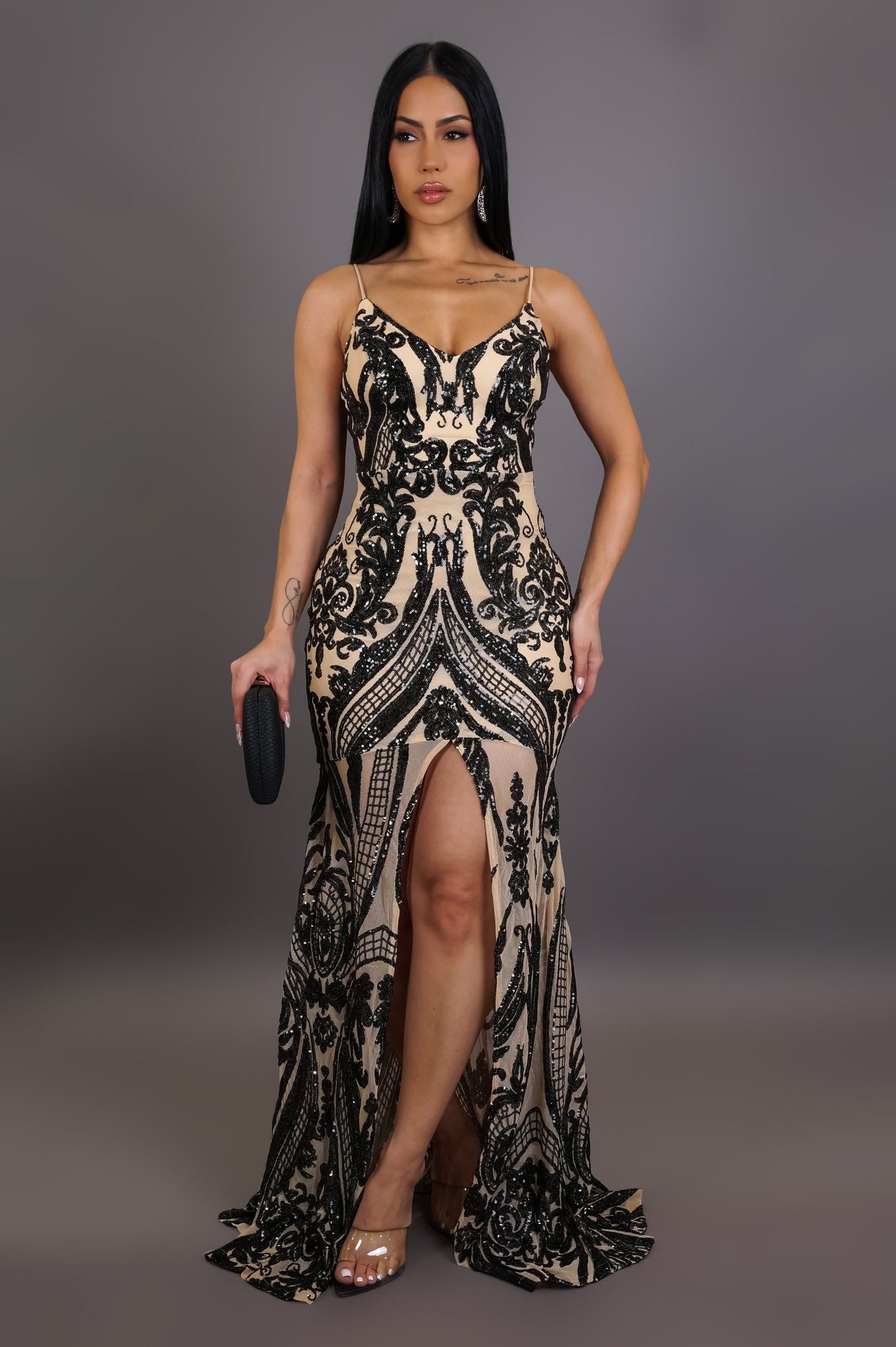 Diva Version Maxi Dress - Black