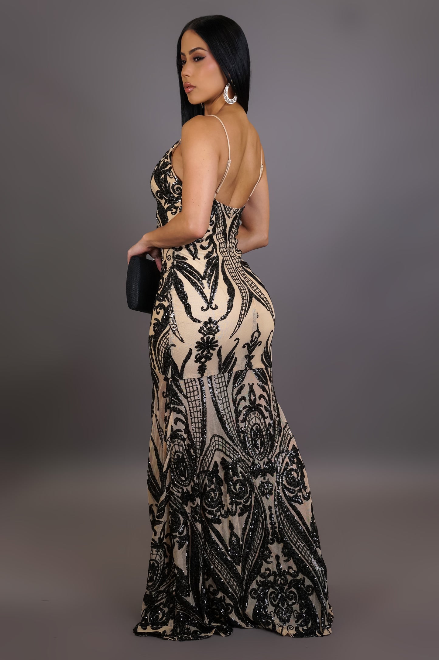 Diva Version Maxi Dress - Black