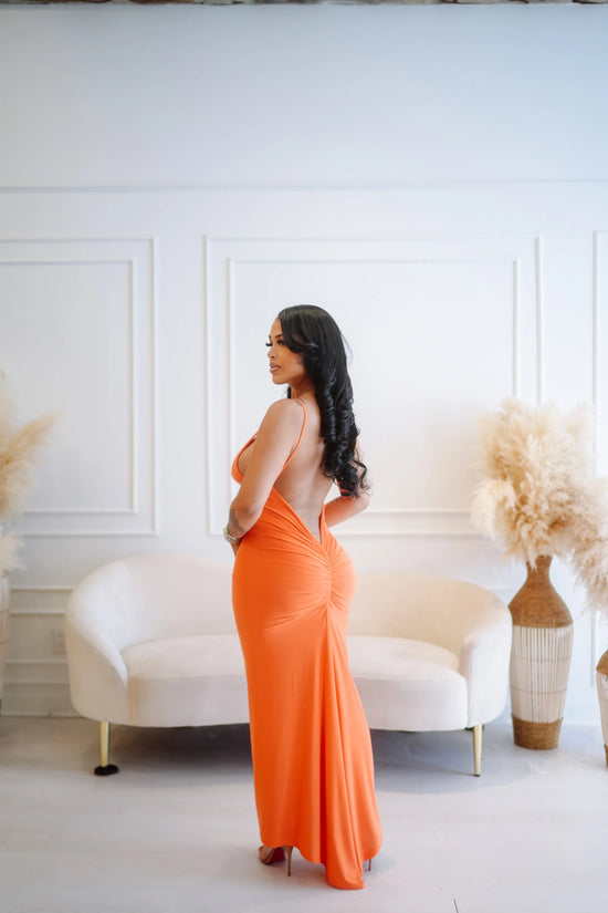 Forever Perfect Maxi Dress - Orange