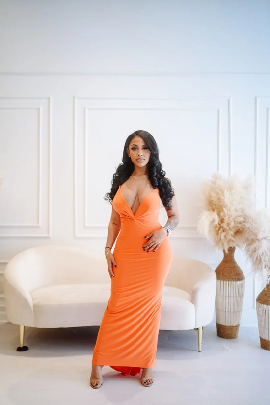 Forever Perfect Maxi Dress - Orange