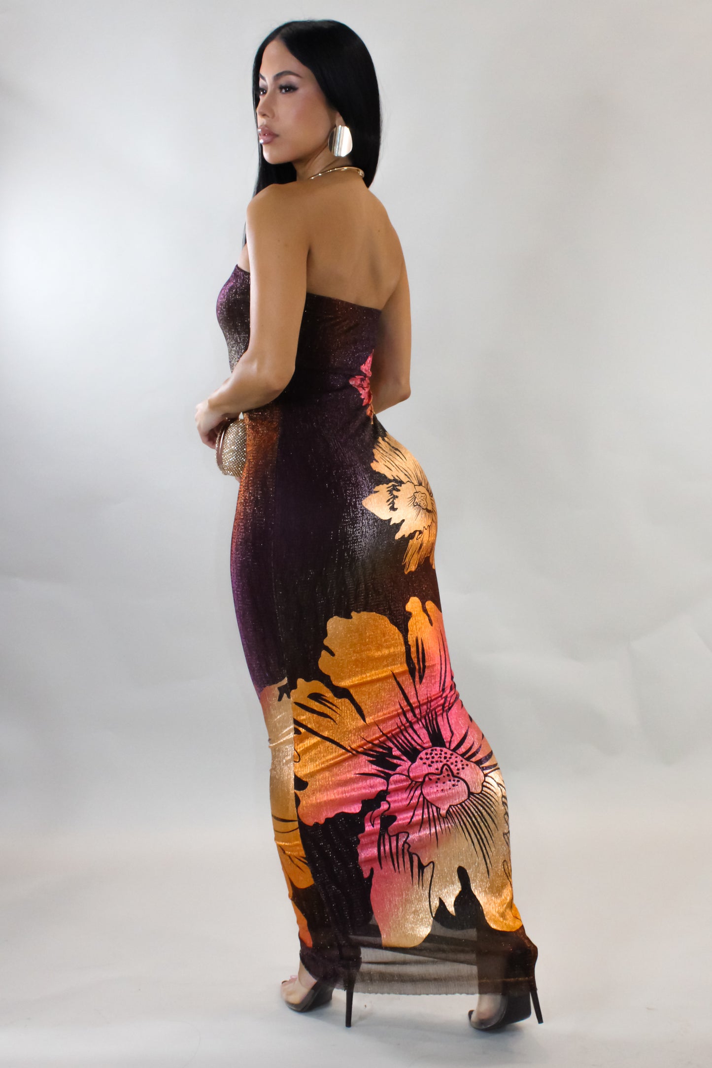 Get A Taste Maxi Dress - Multi