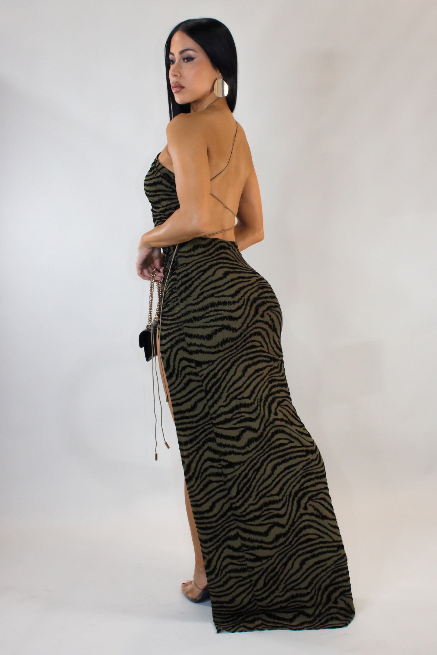 All Out Maxi Dress - Olive