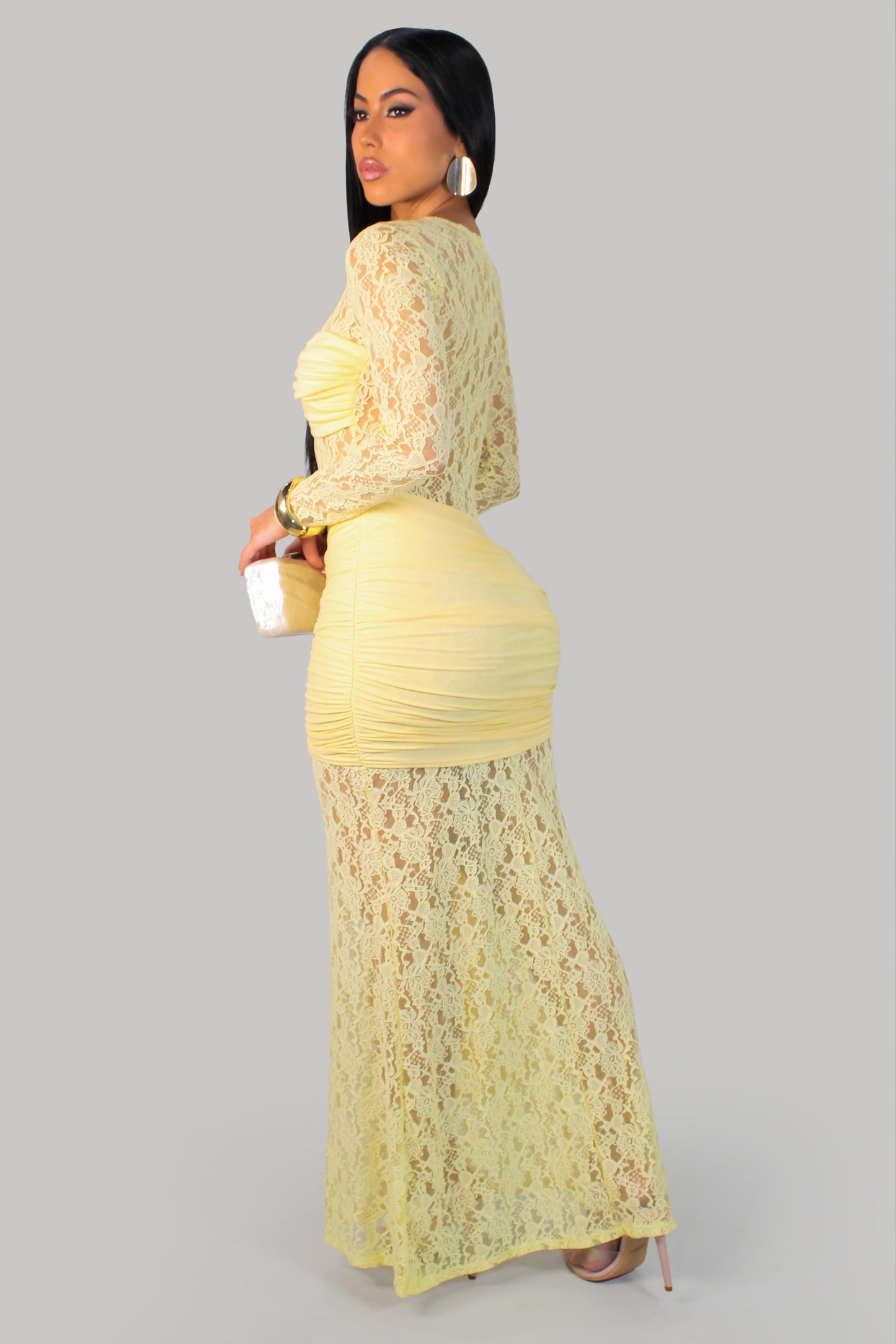 Dance Of Charm Dress- Yellow