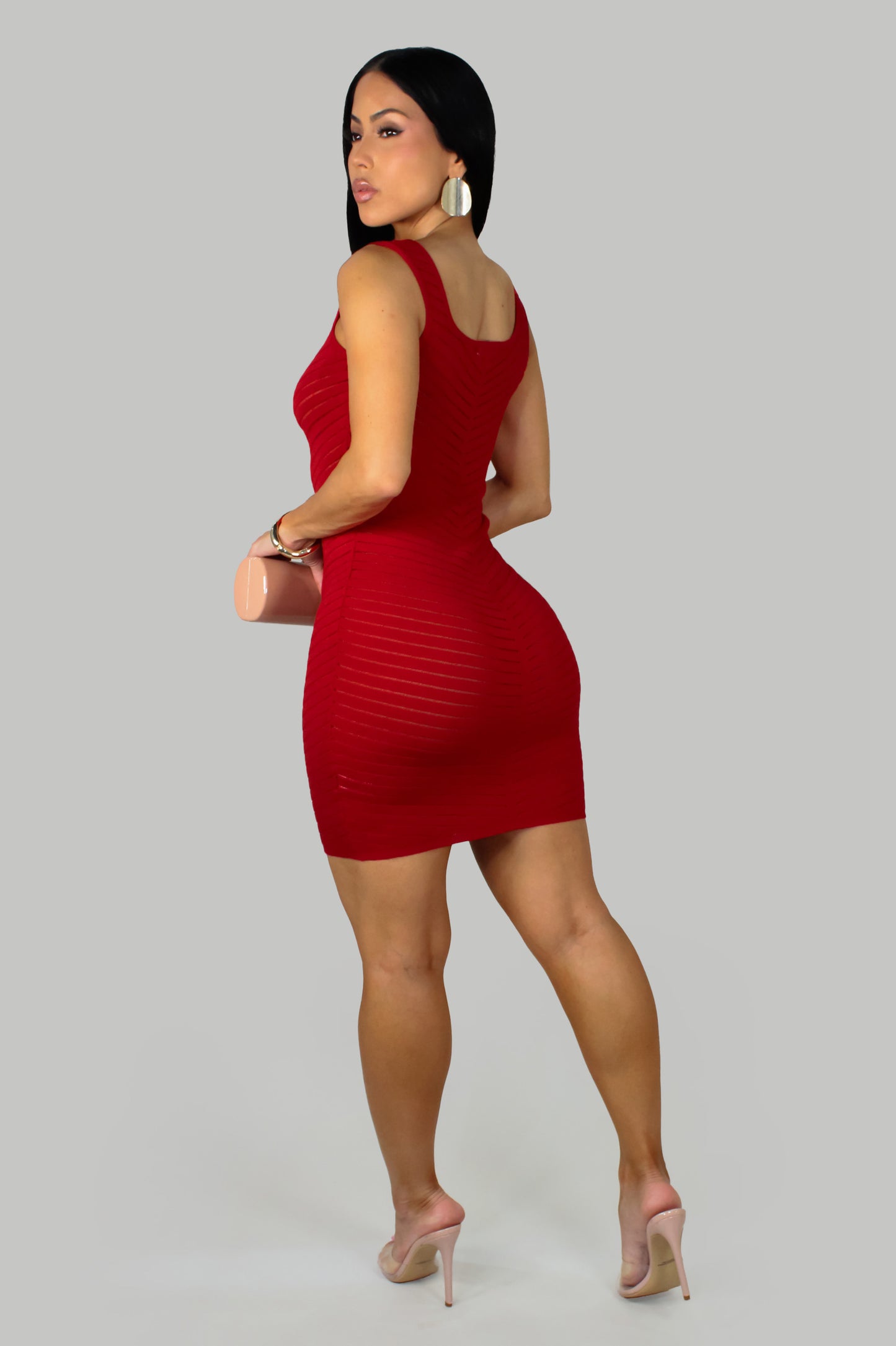 Stacy Mini Dress - Red