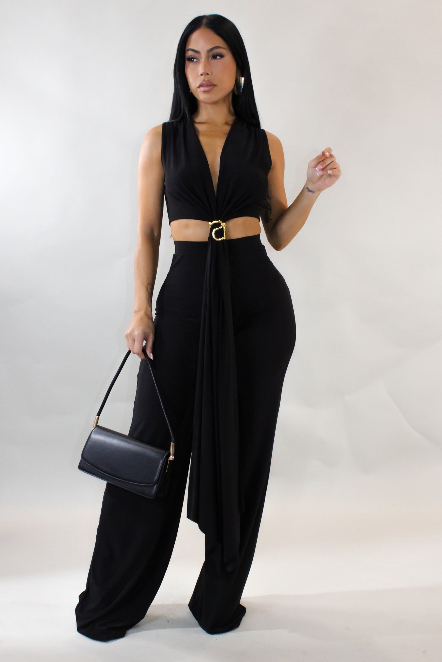 Look At You Pant Set - Black