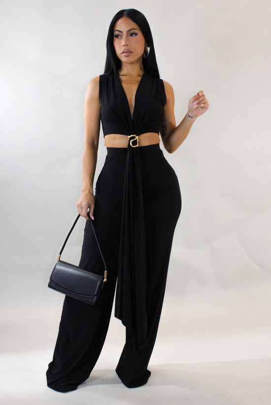 Look At You Pant Set - Black