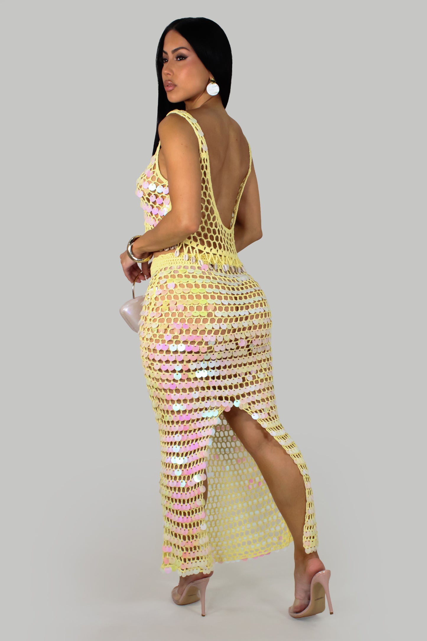 Oasis Skirt Set- Yellow