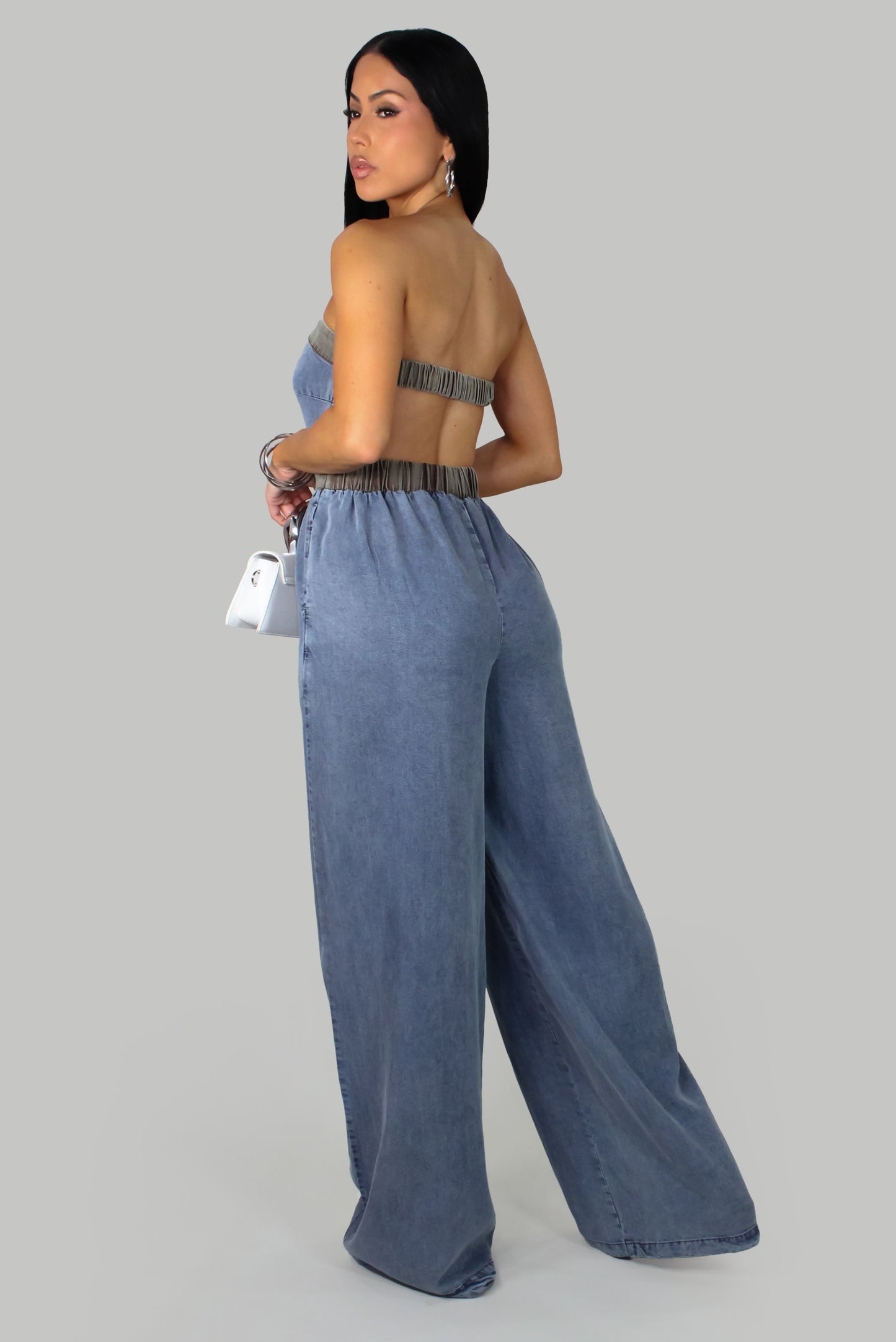 On My Terms Jumpsuit - Blue