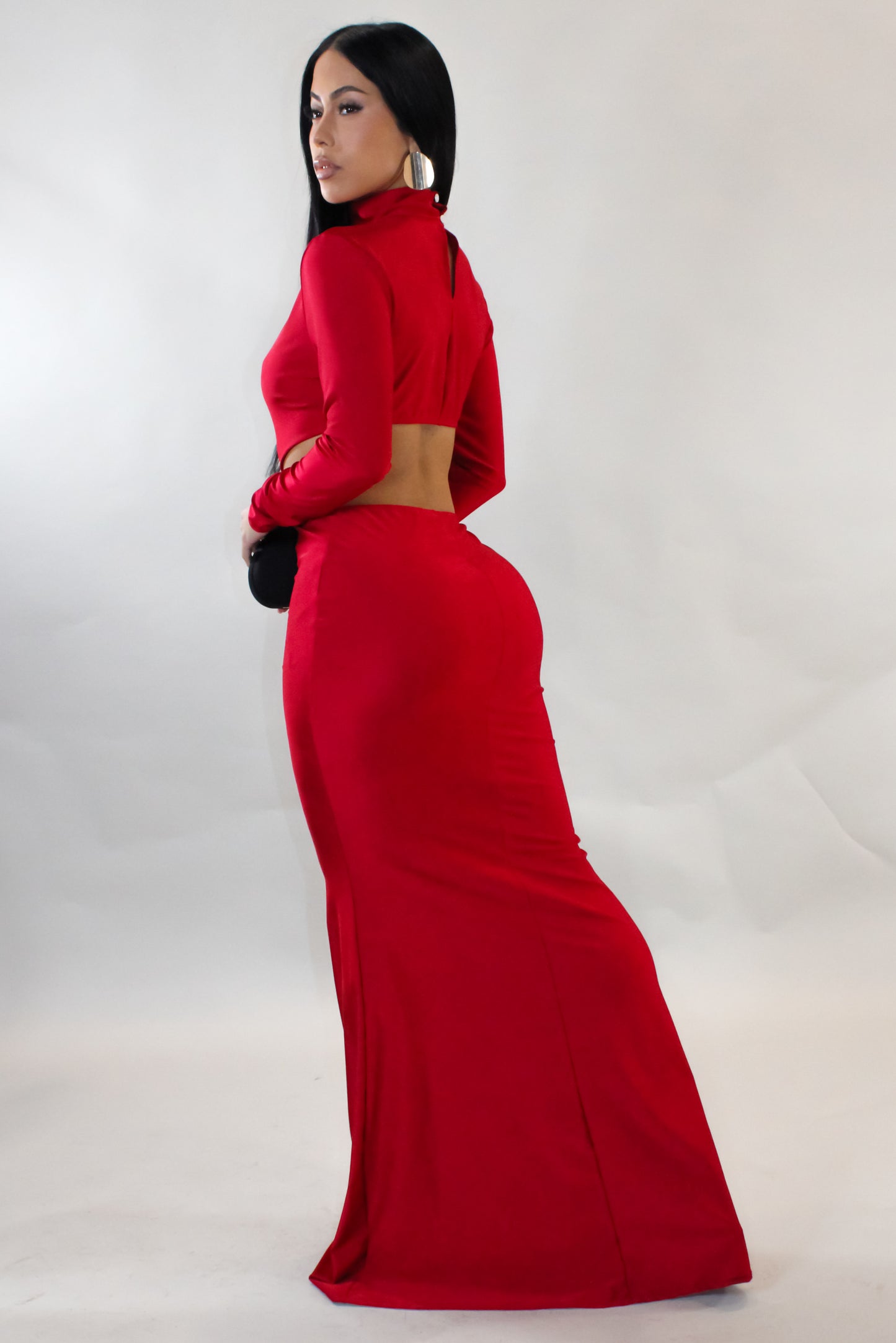 Think About Me Maxi Dress - Red
