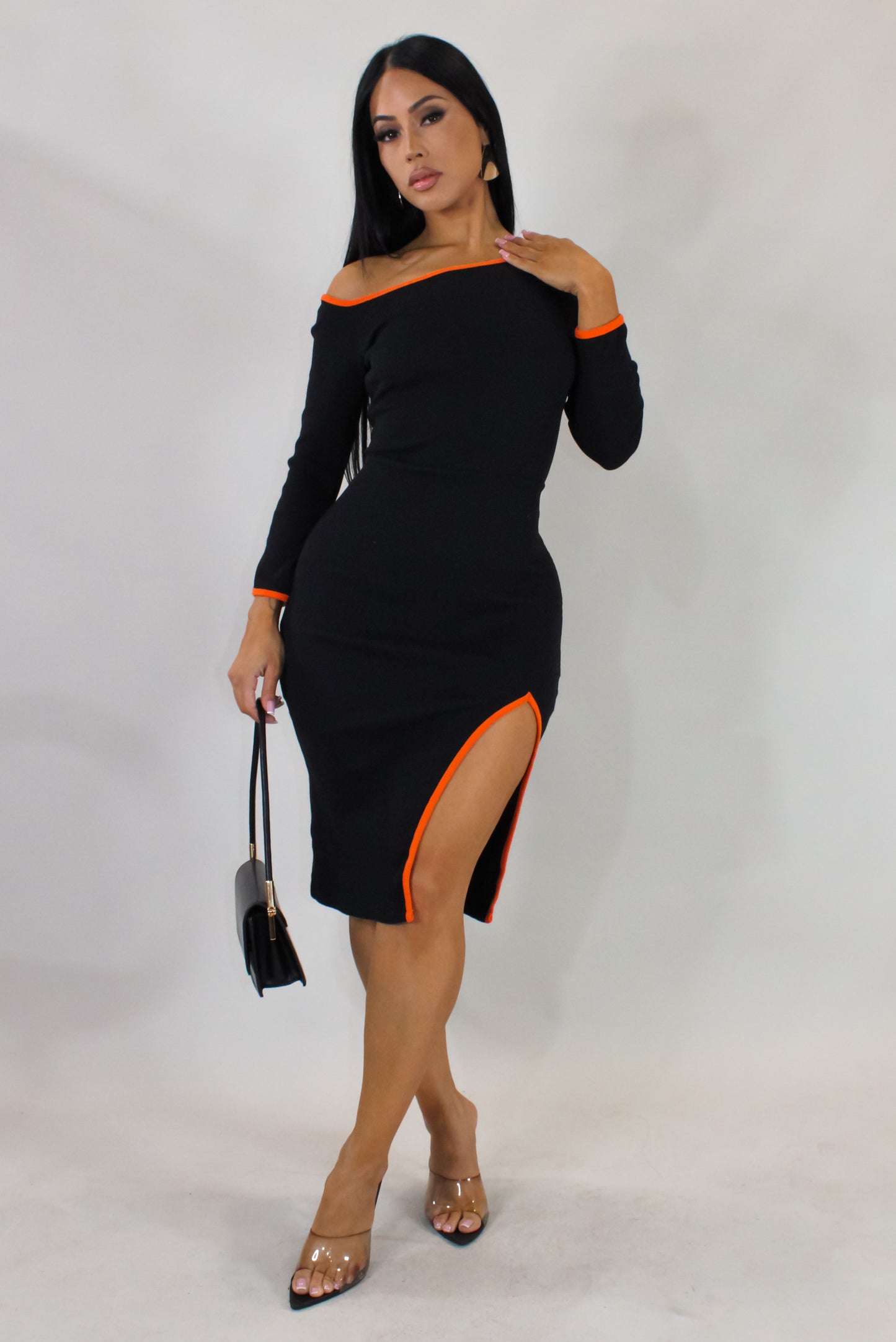 This Feeling Mini Dress - Black