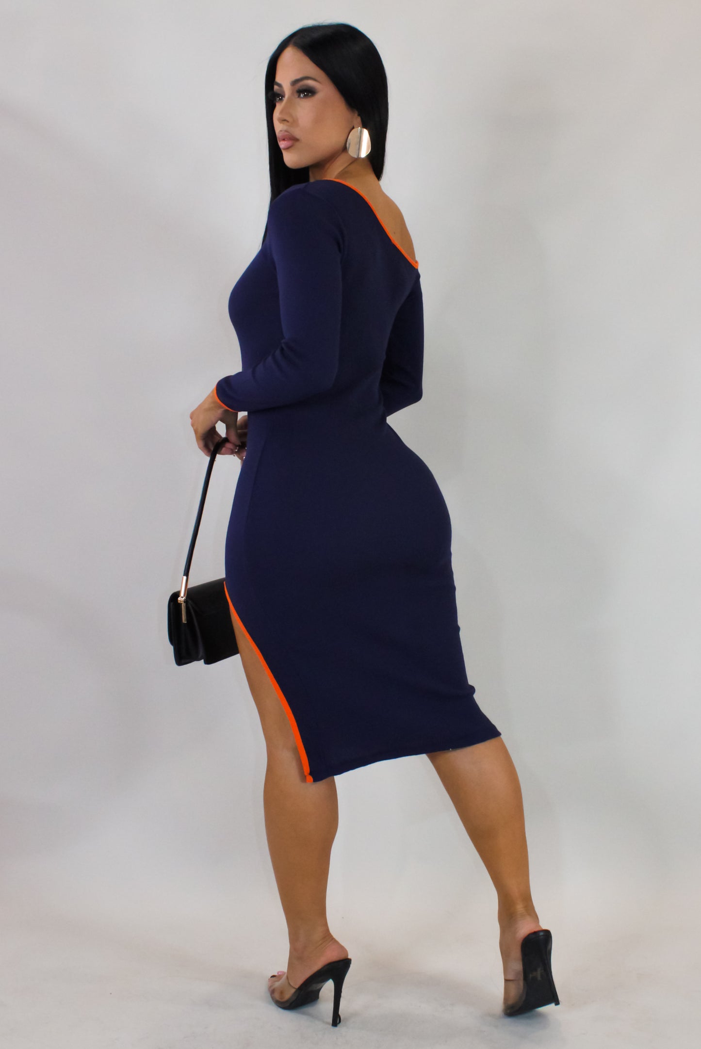 This Feeling Mini Dress - Navy