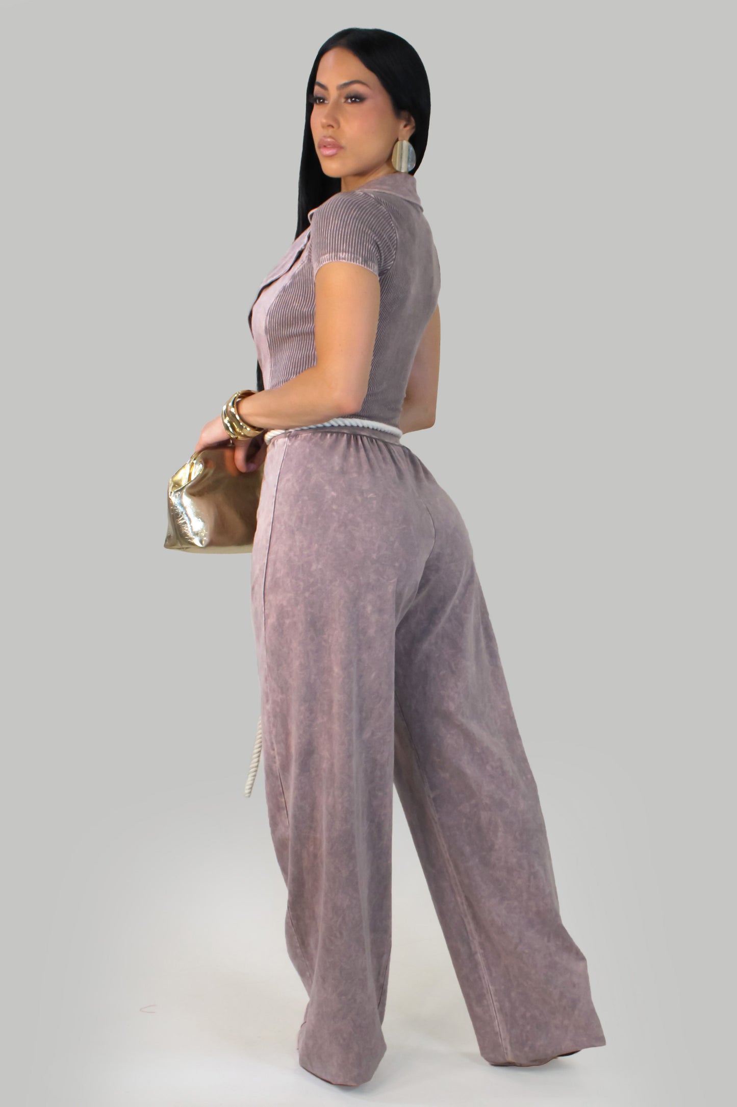 Confidence Jumpsuit - Taupe