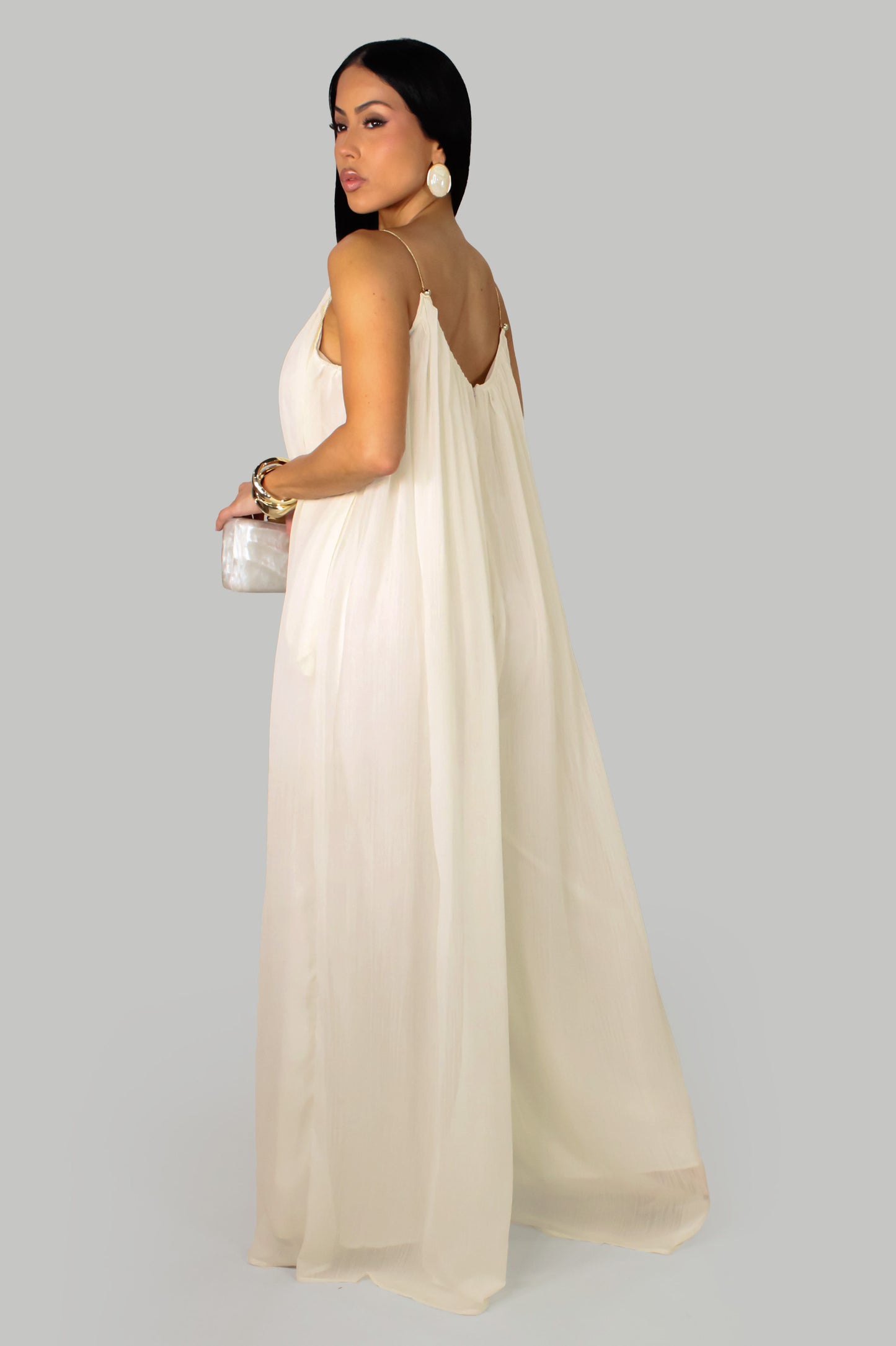 Not Worries Jumpsuit - Ivory