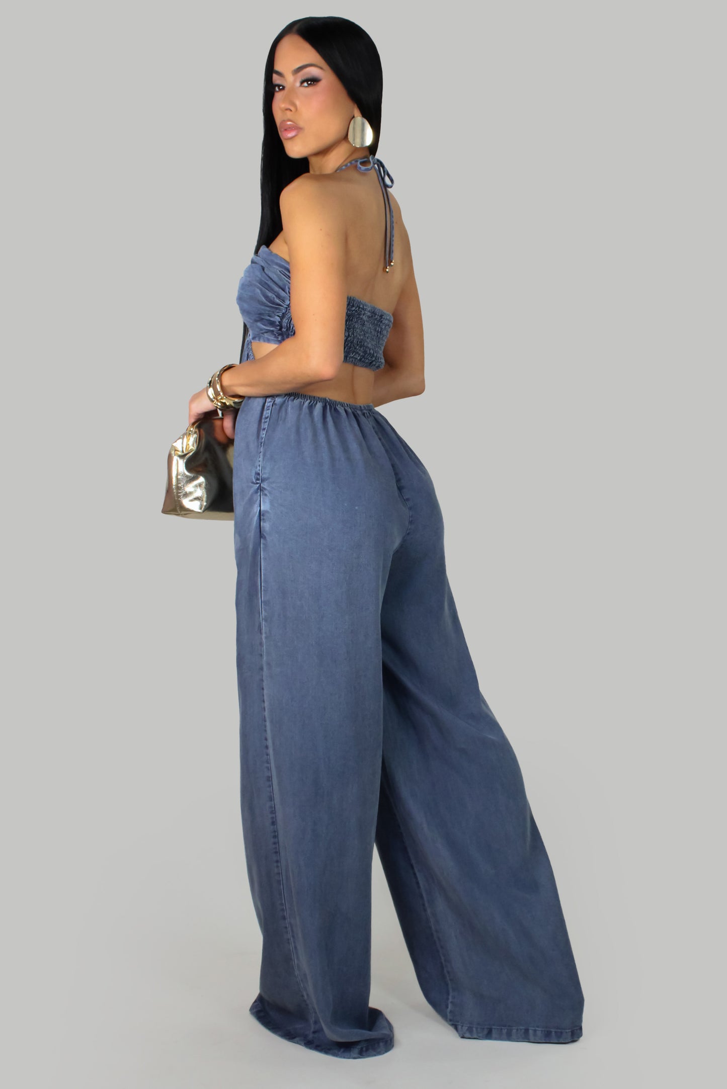 Dixie Jumpsuit - Blue
