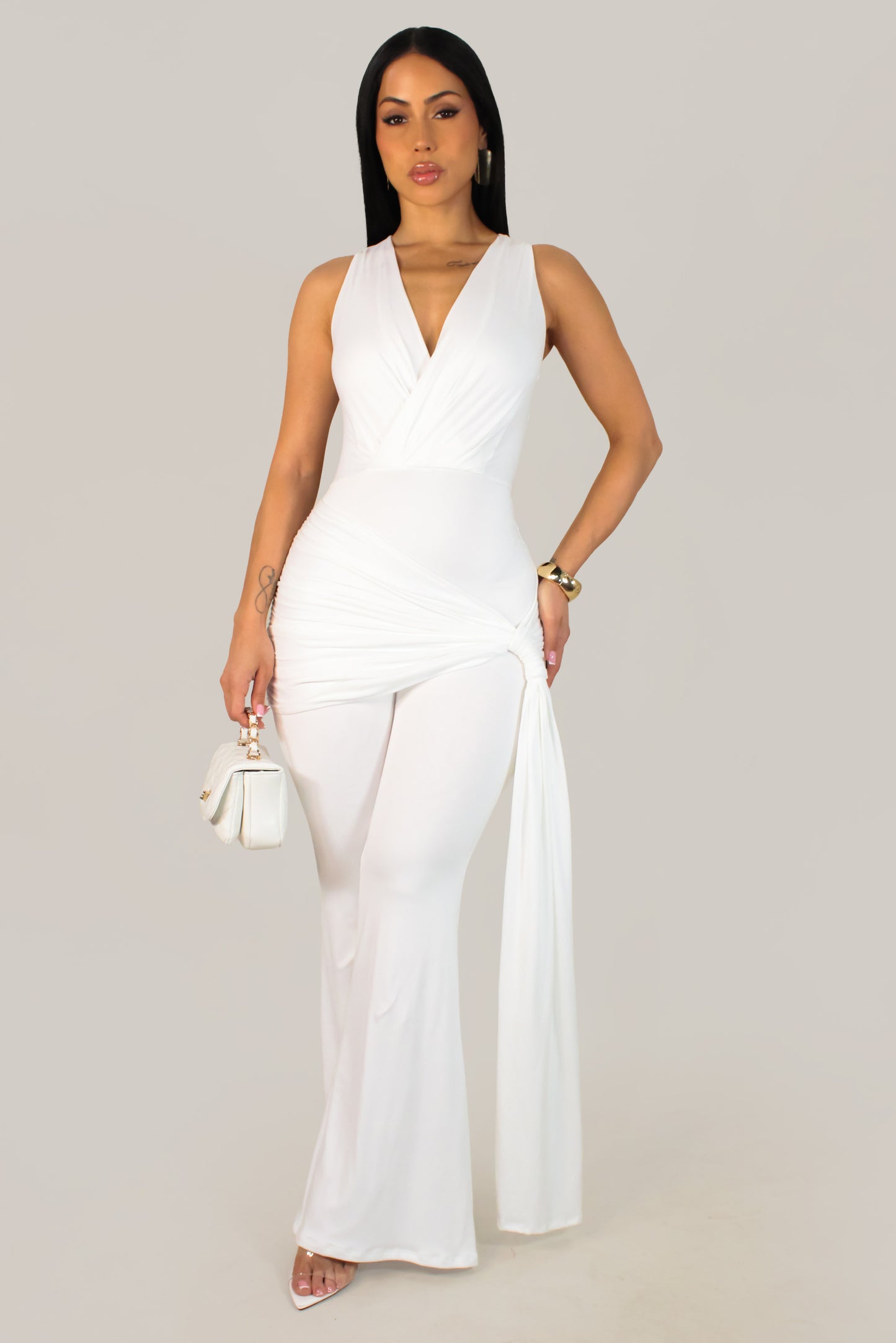 Belle Jumpsuit - White