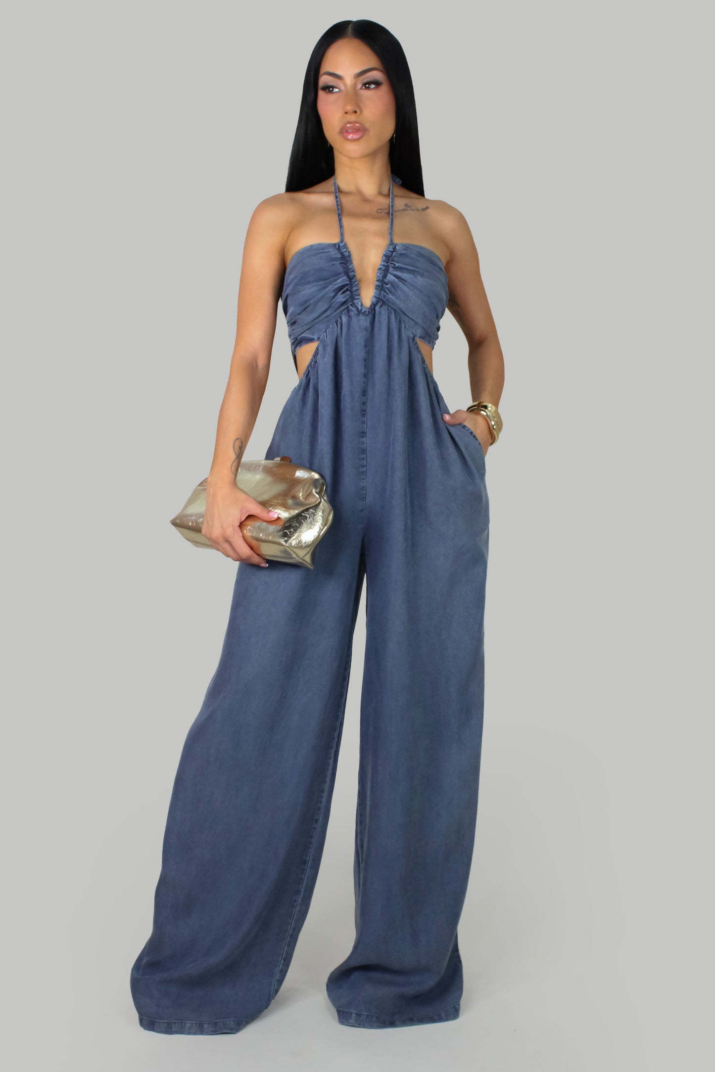 Dixie Jumpsuit - Blue