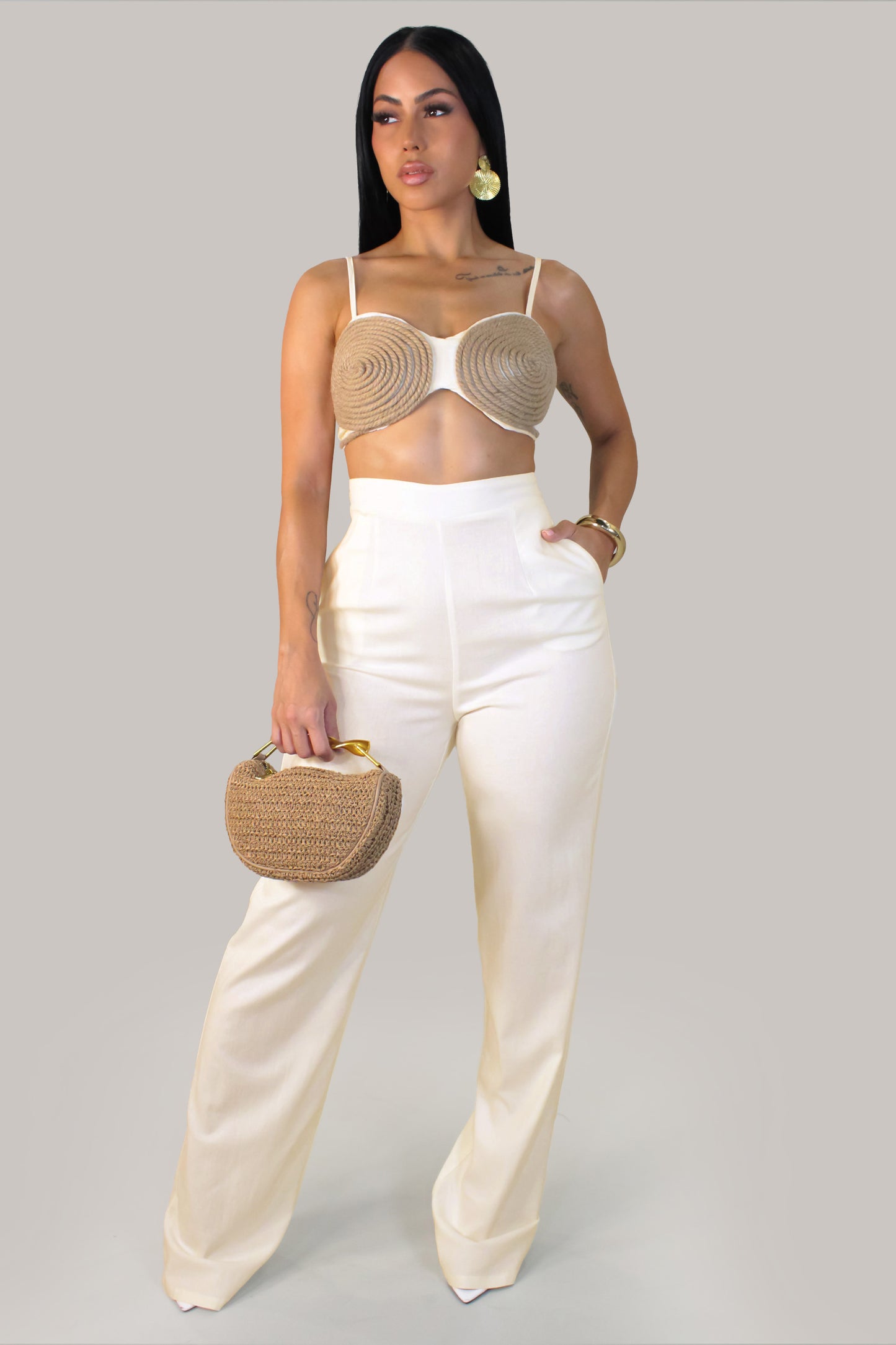 Agata's Pant Set - White
