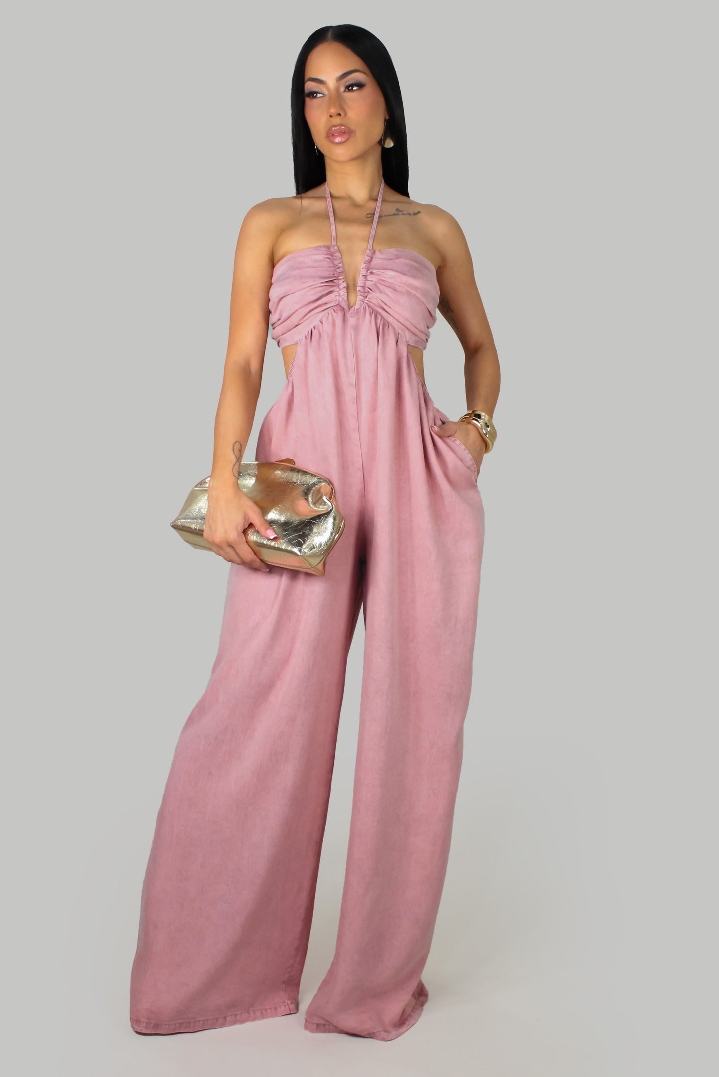 Dixie Jumpsuit - Mauve