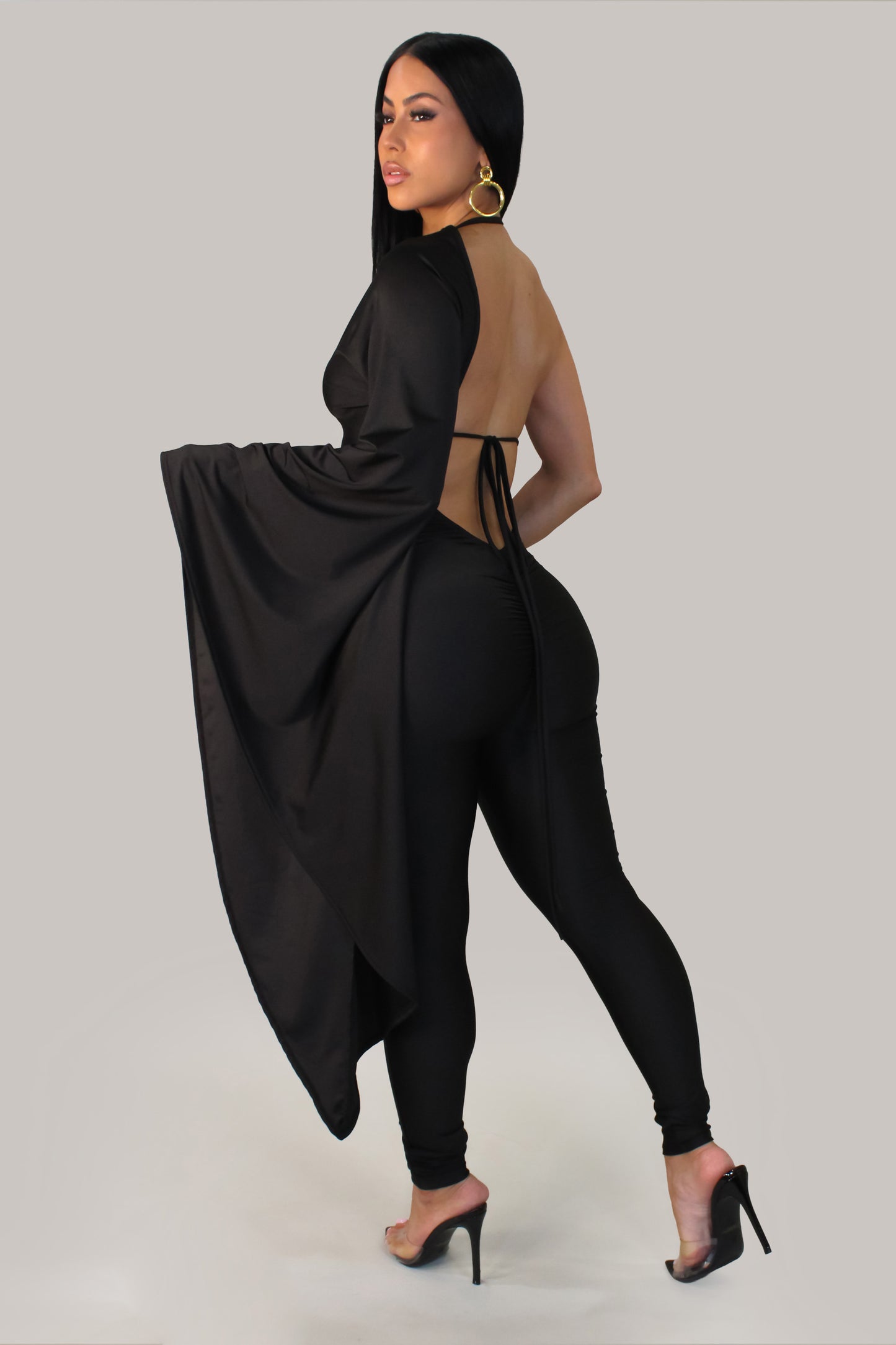 Noir Majesty Jumpsuit - Black