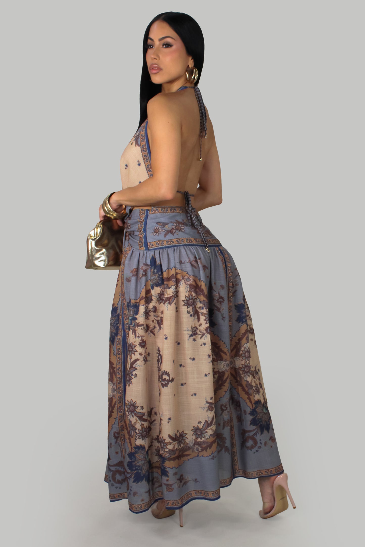 Desert Bloom  Maxi Dress - Multi