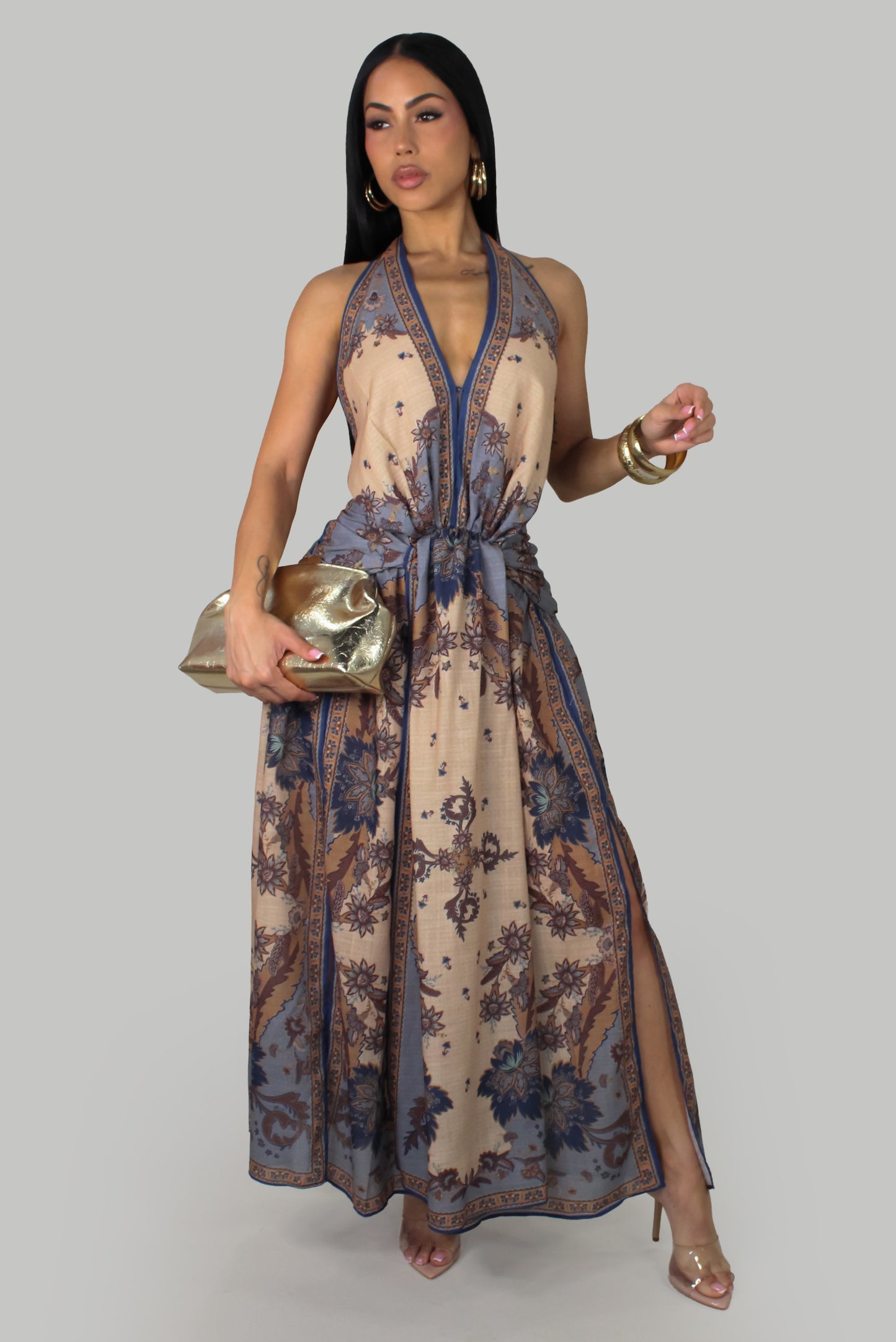 Desert Bloom  Maxi Dress - Multi
